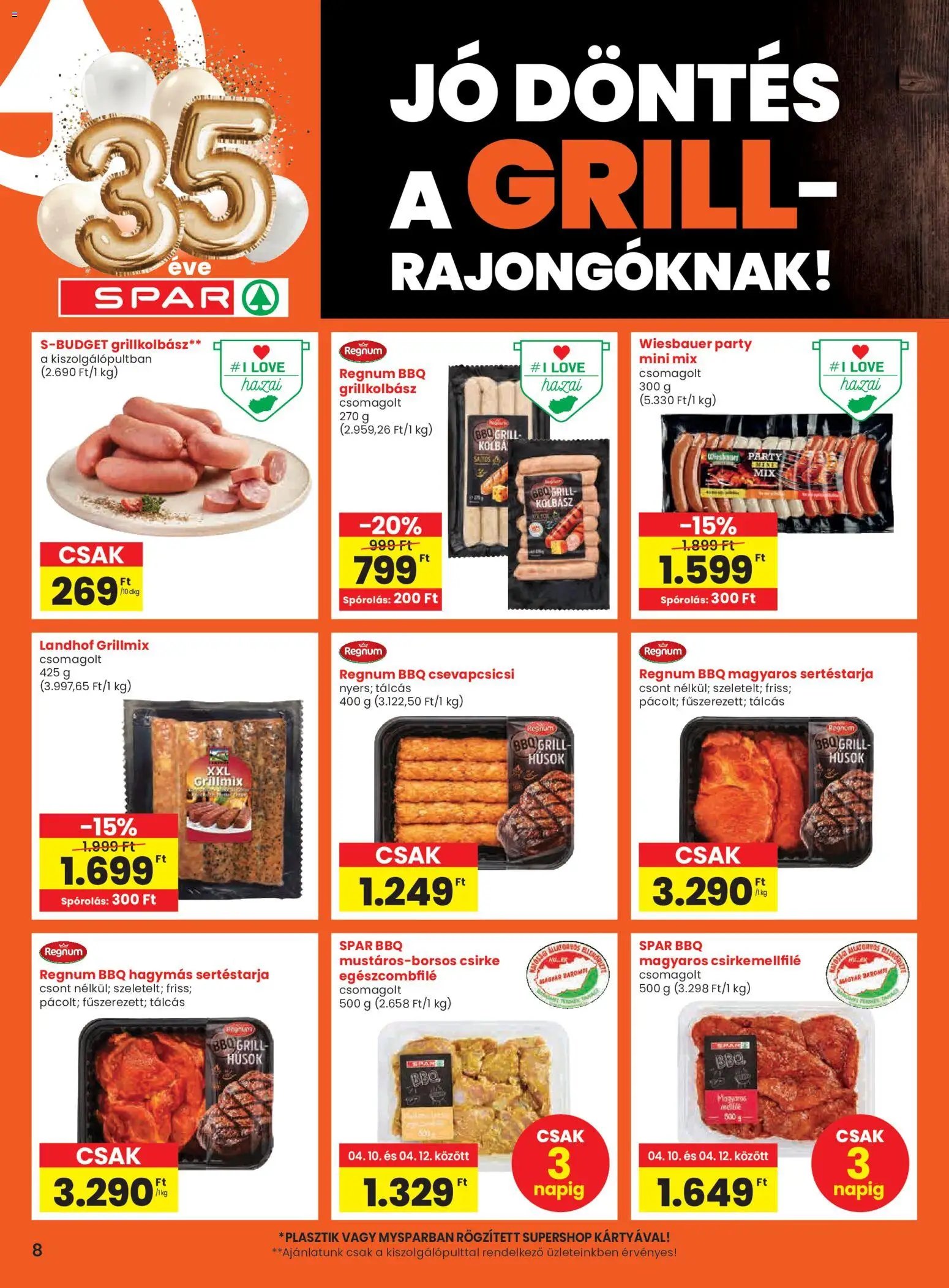 Spar újság 2026.04.09. Spar akciós újság (2026-04-09 - 2026-04-15)