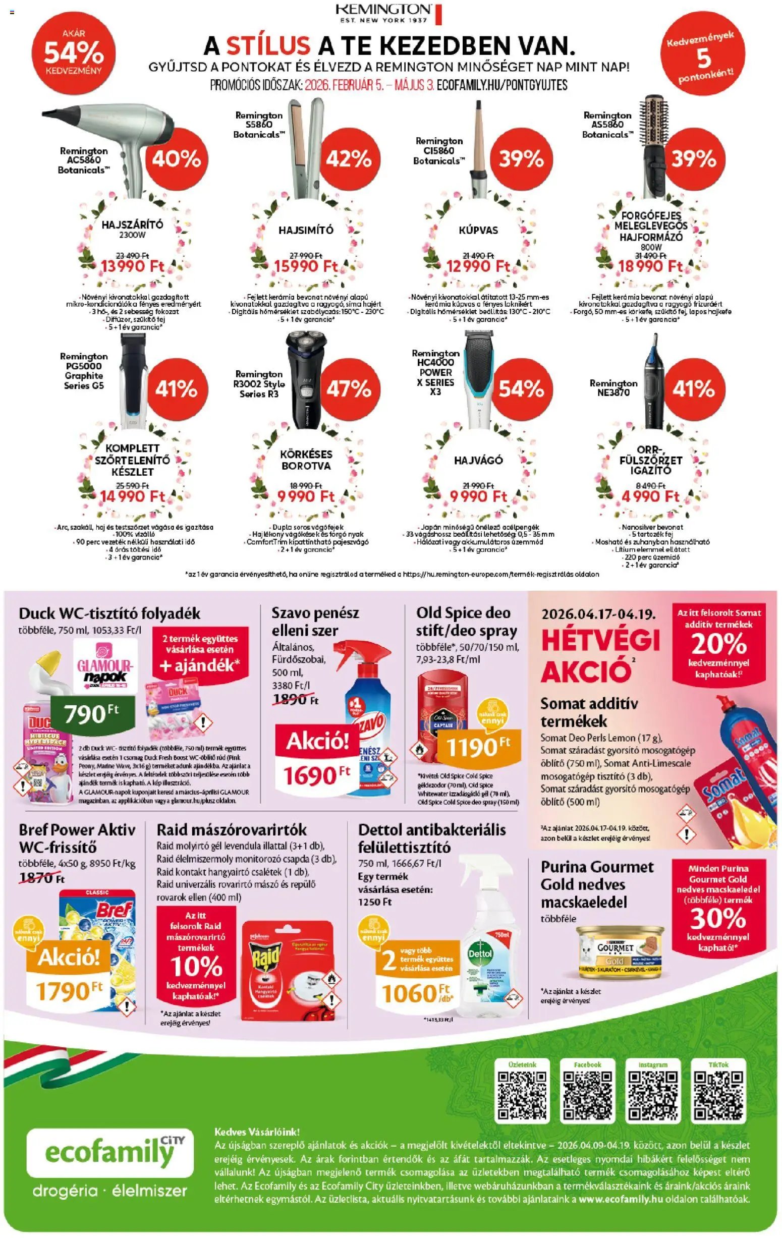 EcoFamily újság 2026.04.09. EcoFamily City akciós újság (2026-04-09 - 2026-04-19)