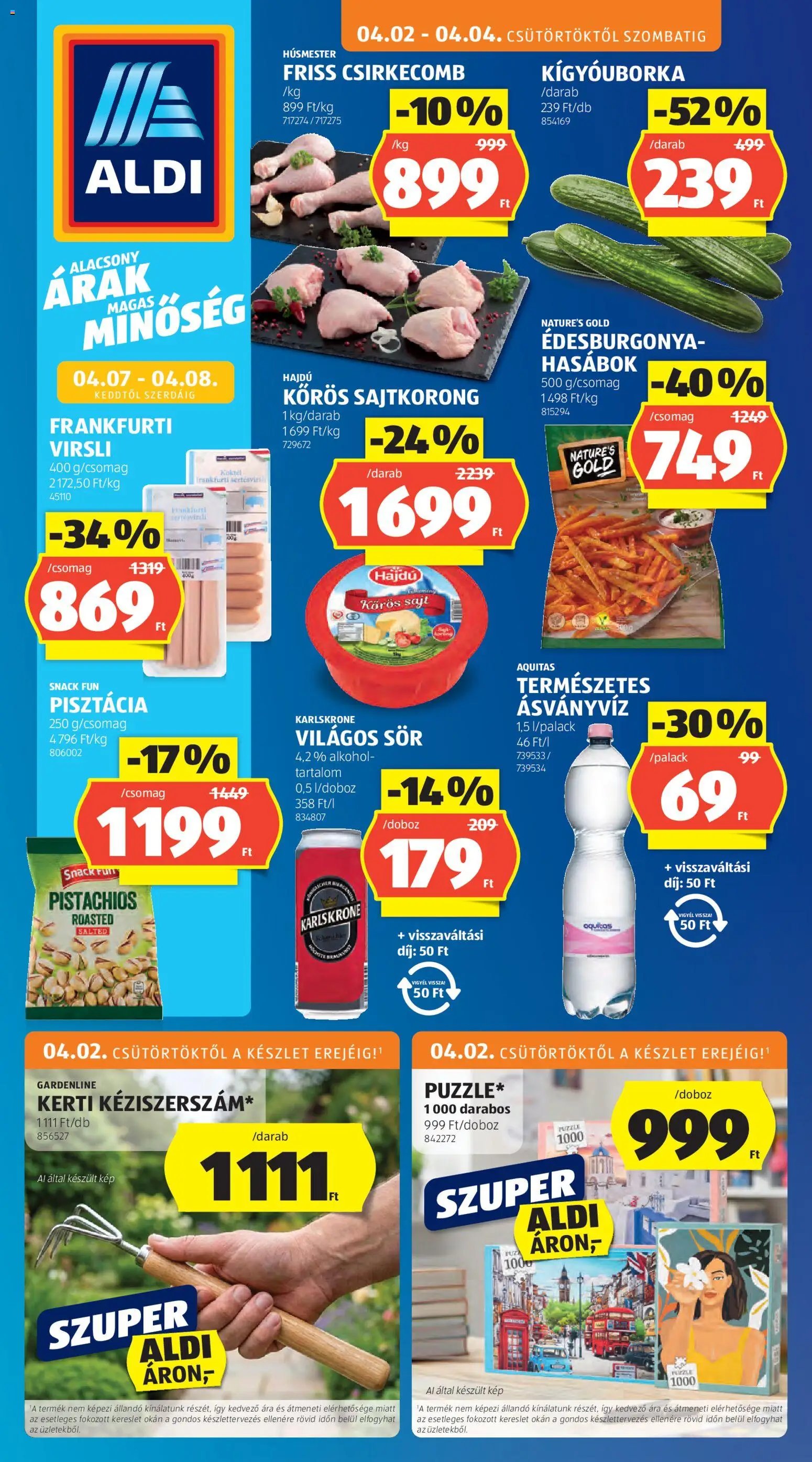 Aldi újság 2026.04.02. Aldi akciós újság (2026-04-02 - 2026-04-08)
