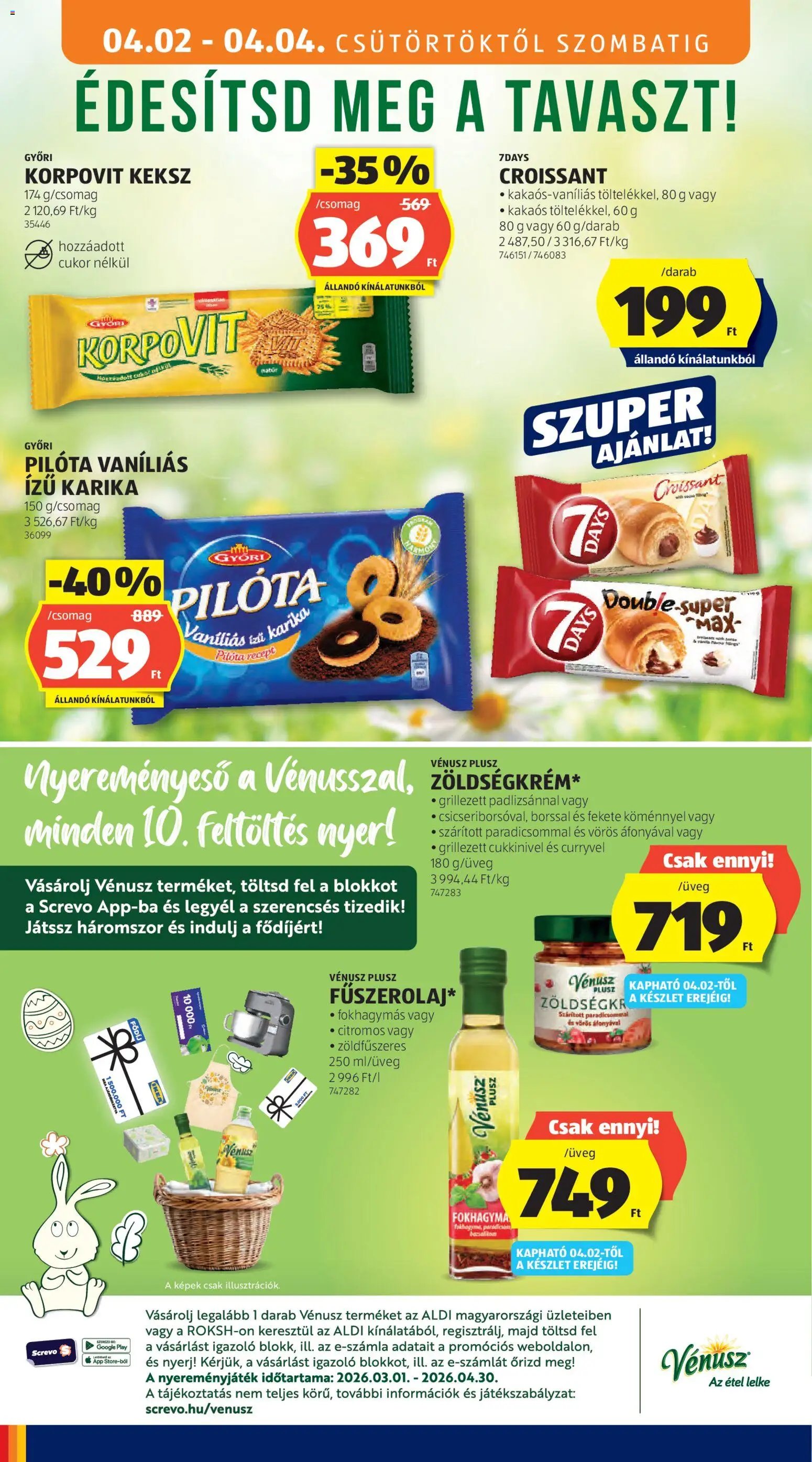 Aldi újság 2026.04.02. Aldi akciós újság (2026-04-02 - 2026-04-08)