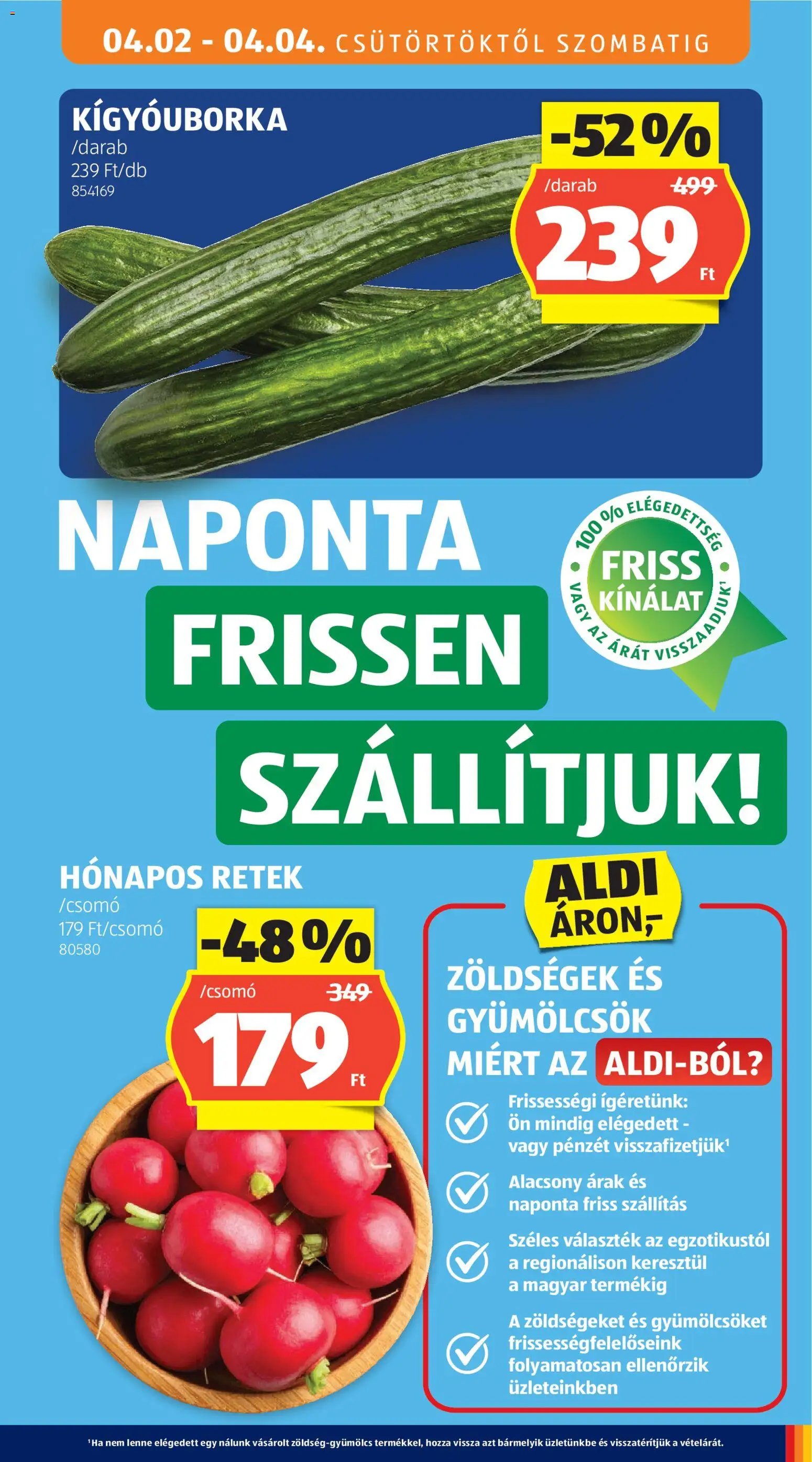 Aldi újság 2026.04.02. Aldi akciós újság (2026-04-02 - 2026-04-08)