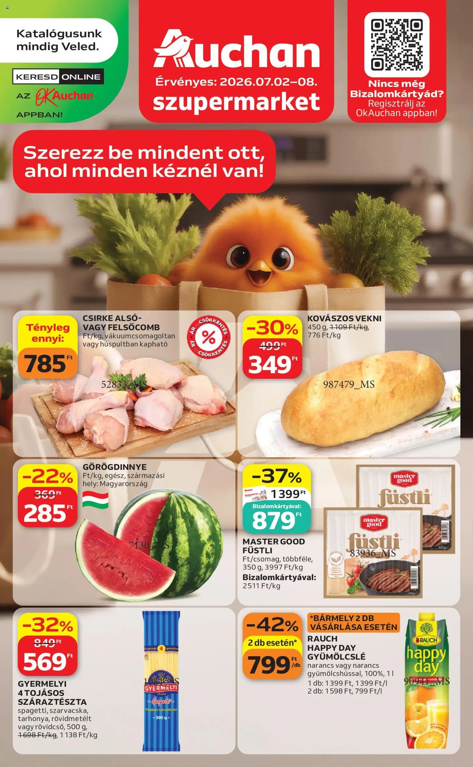 Auchan újság 2026.07.02. Auchan Szupermarket akciós újság