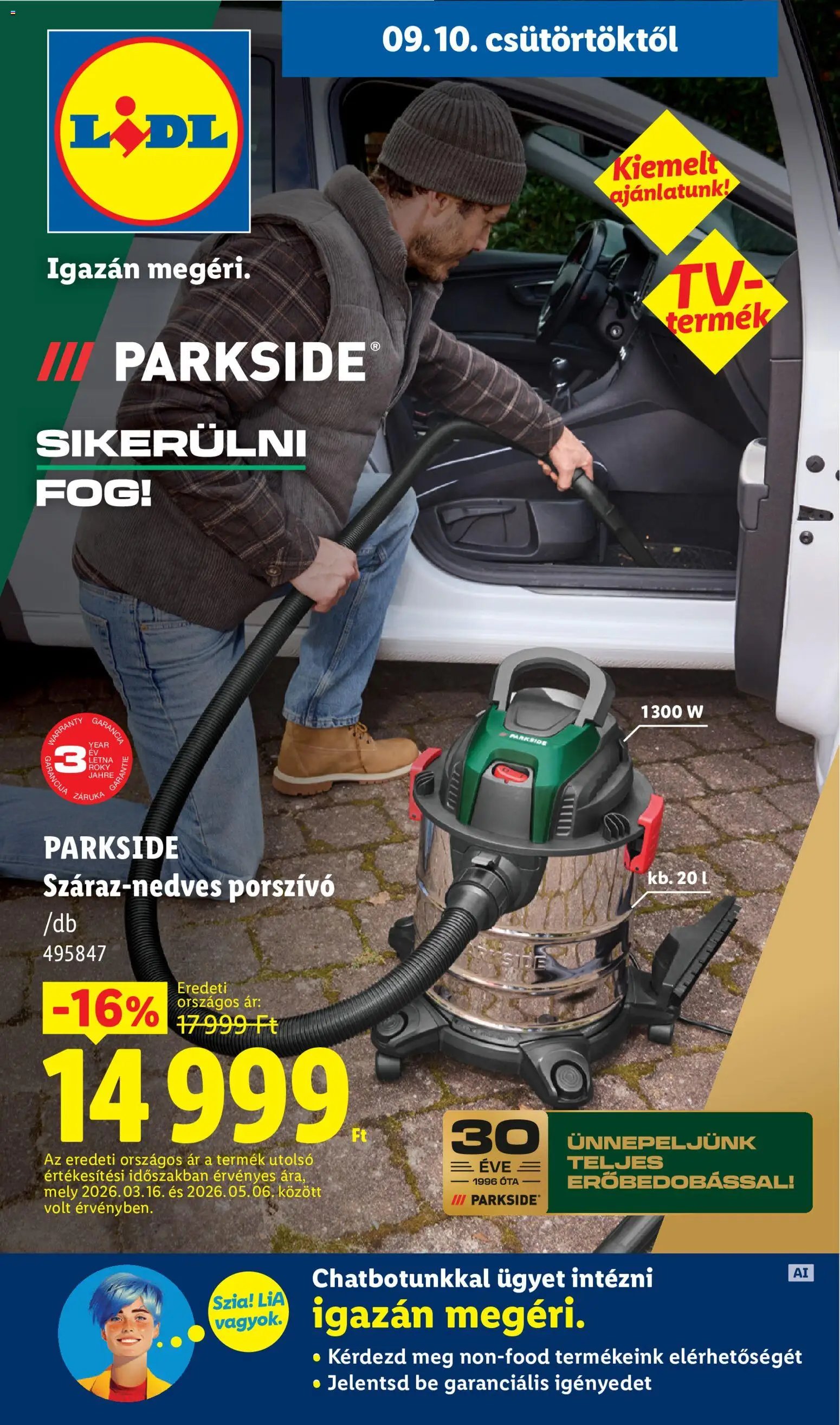 Lidl újság 2026.09.10. Lidl Nonfood kínálatunk