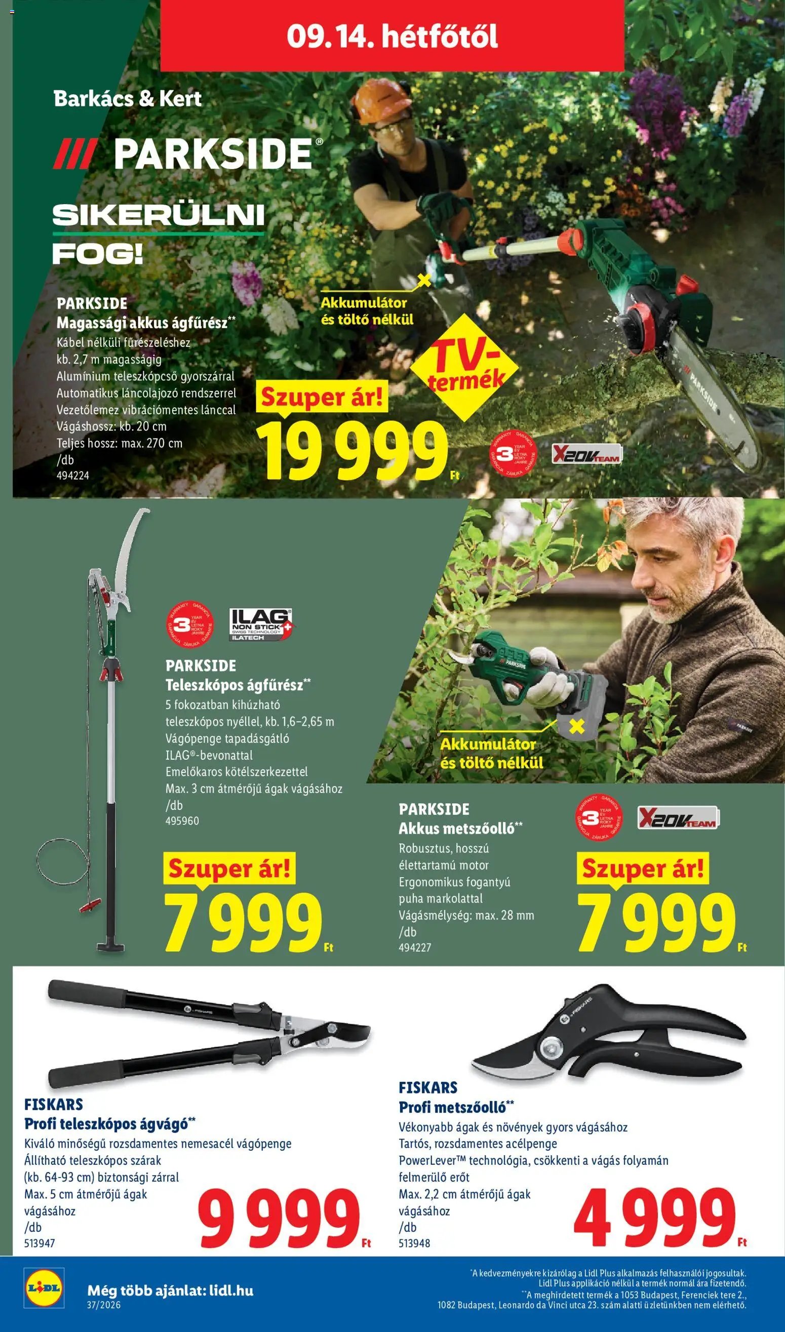 Lidl újság 2026.09.10. Lidl Nonfood kínálatunk