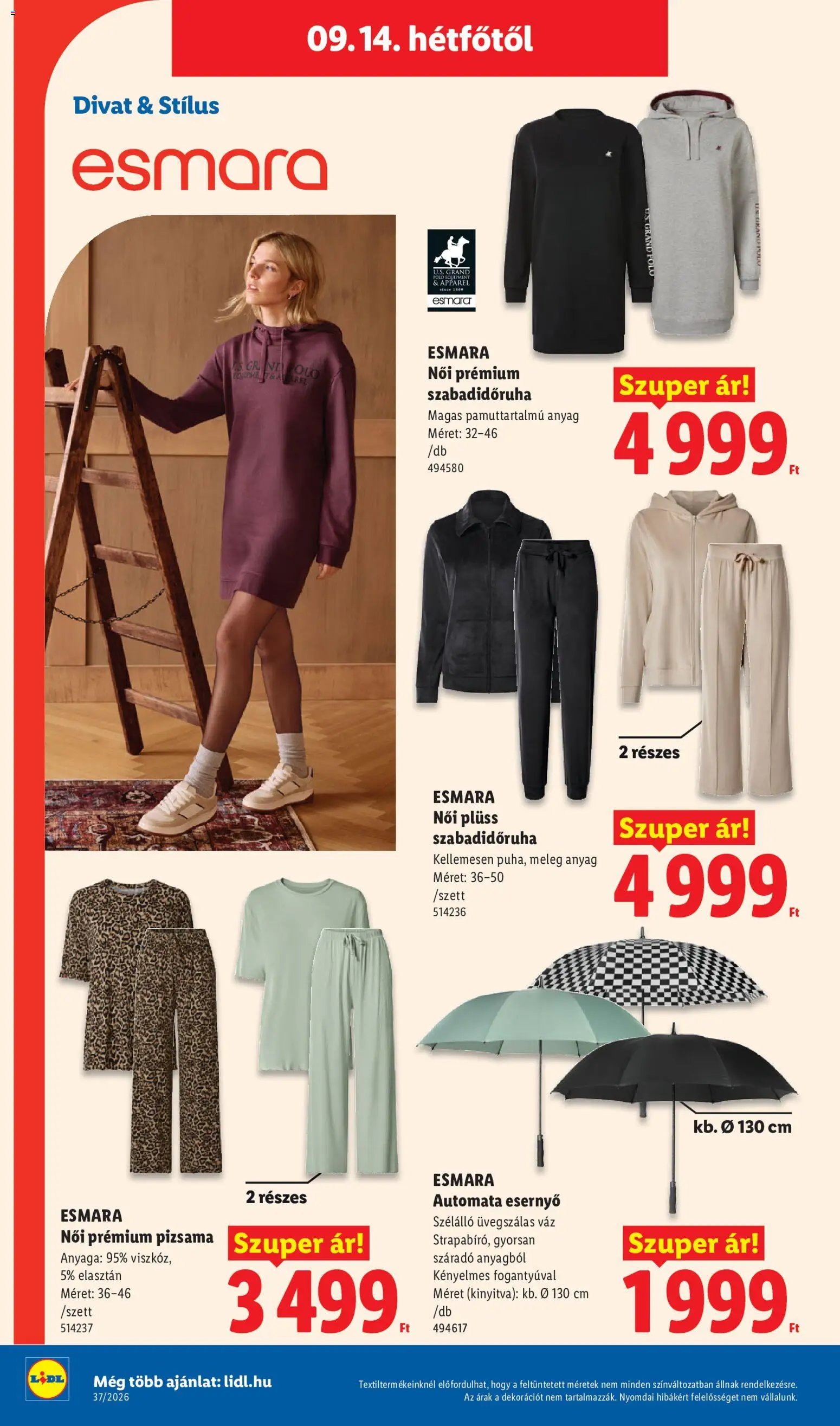 Lidl újság 2026.09.10. Lidl Nonfood kínálatunk