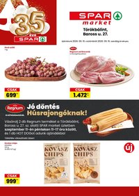 Spar Market újság 2026.09.10. Spar Market akciós újság Törökbálint