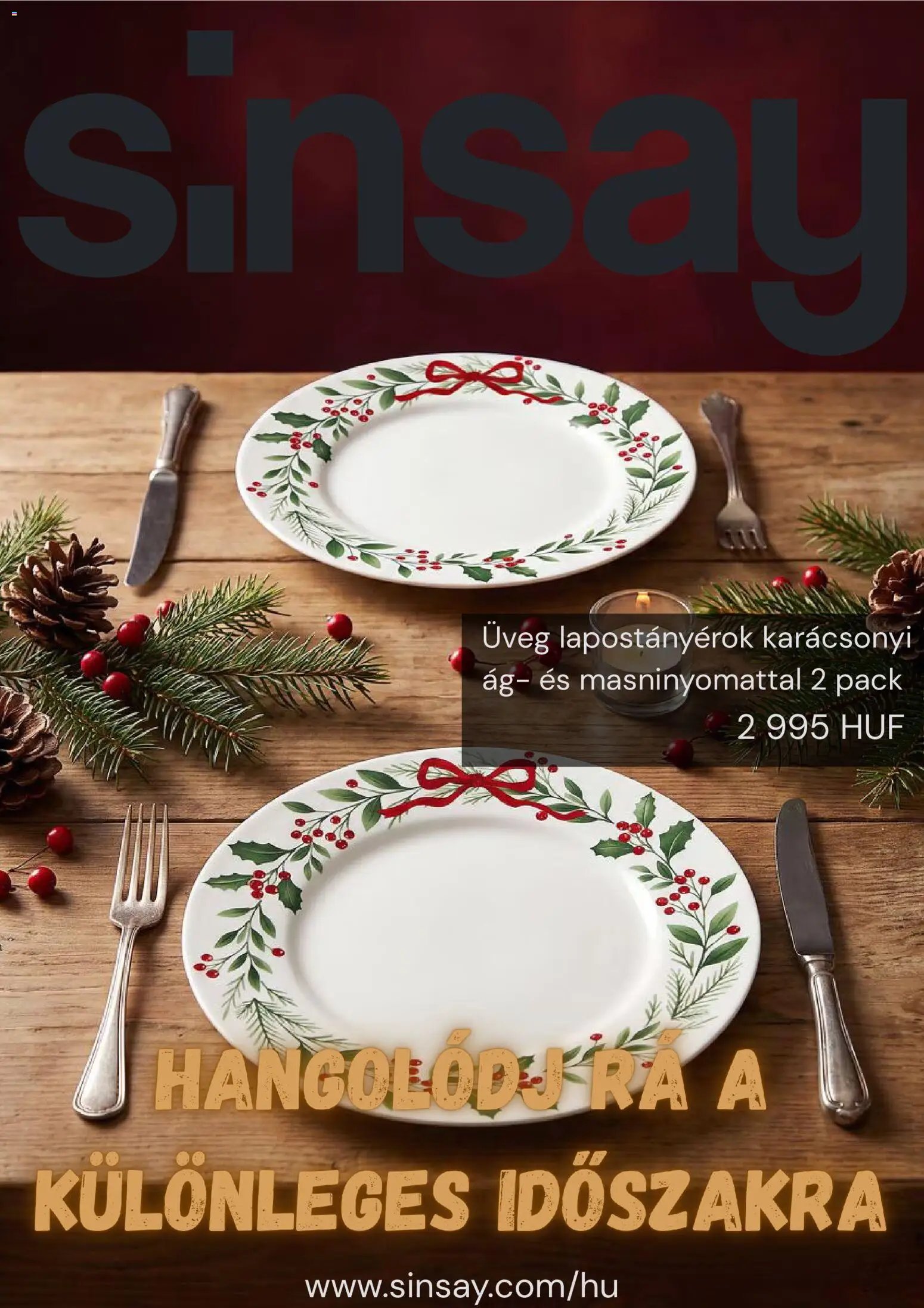 Sinsay Karácsony akciós újság 2026.10.20. -tól/től 🧑‍🎄❄️