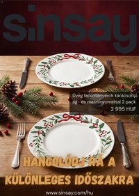 Sinsay Karácsony akciós újság 2026.10.20. -tól/től 🧑‍🎄❄️