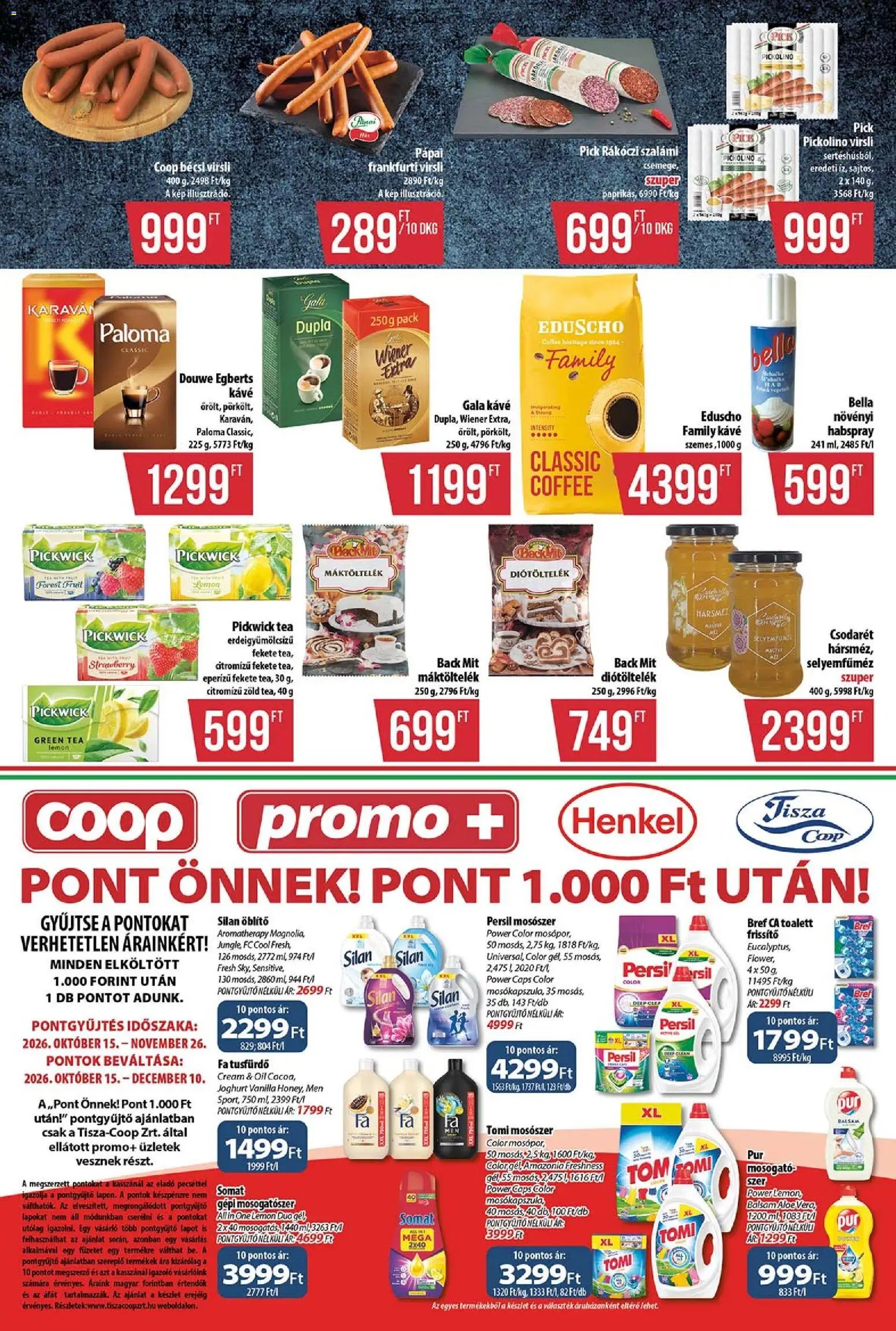 COOP - Abc & Szuper / Tisza 2026.10.22. - lapozható formában szórólap ✳️