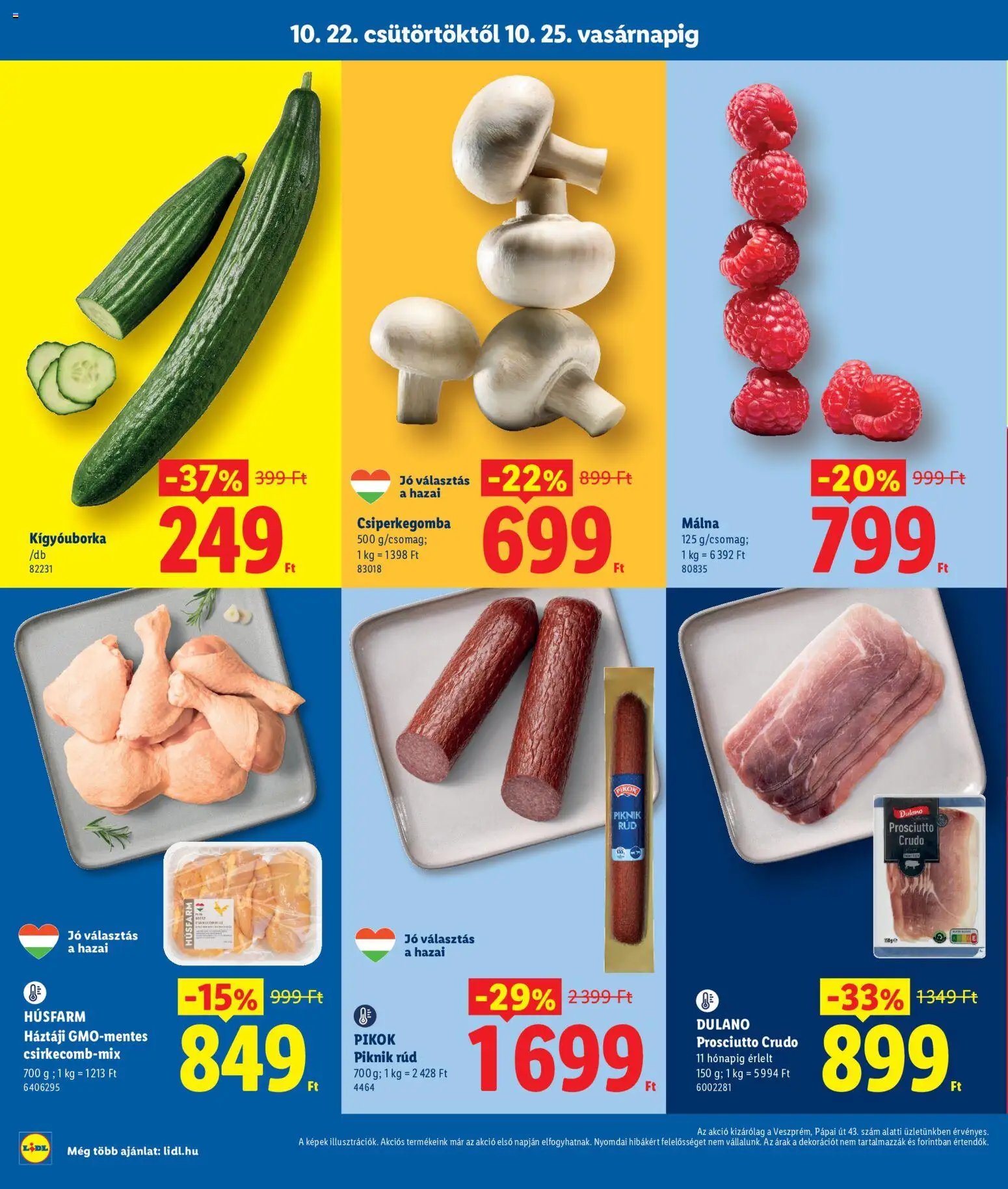 Lidl Veszprém 2026.10.22. - lapozható formában szórólap ✳️