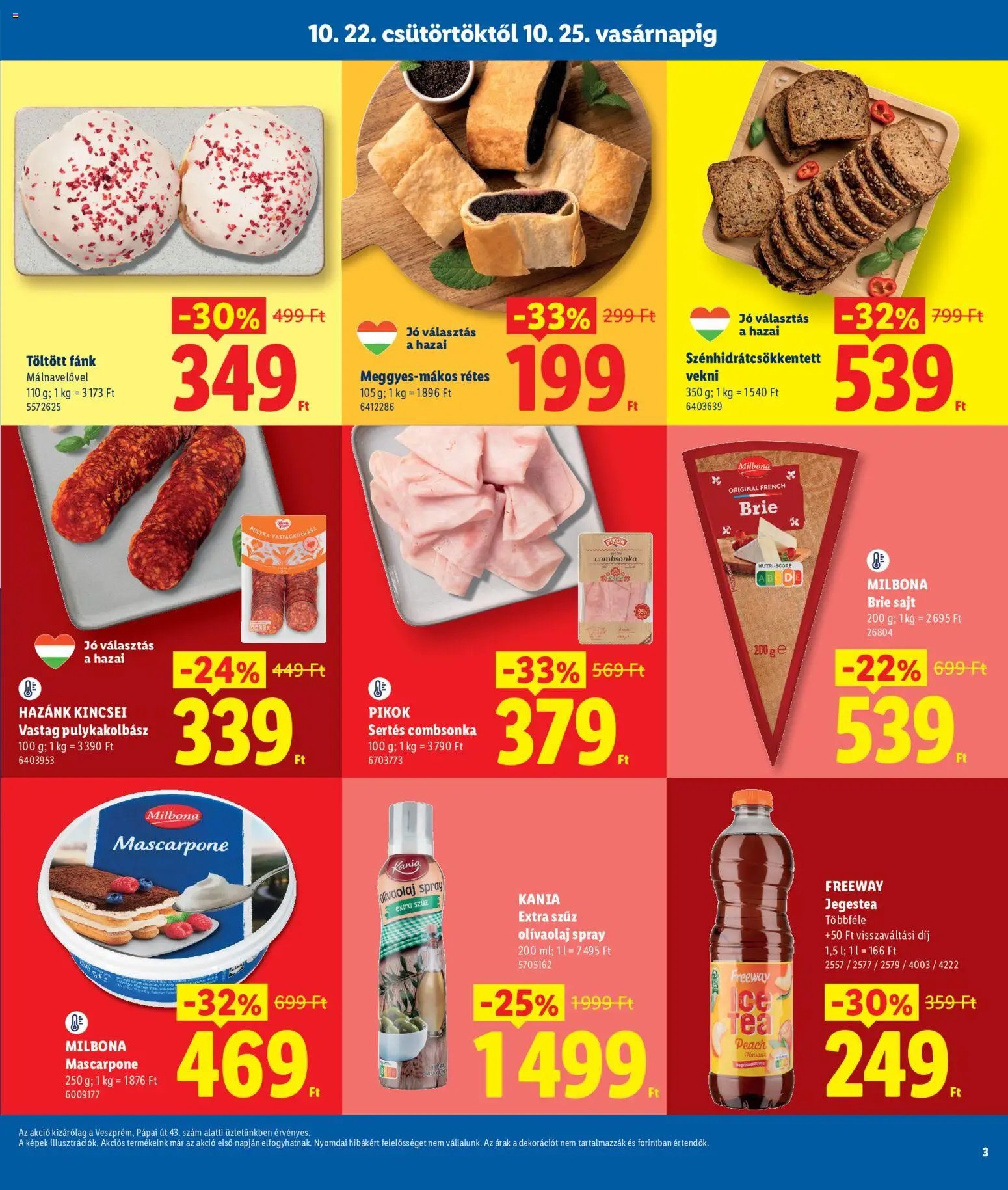 Lidl Veszprém 2026.10.22. - lapozható formában szórólap ✳️
