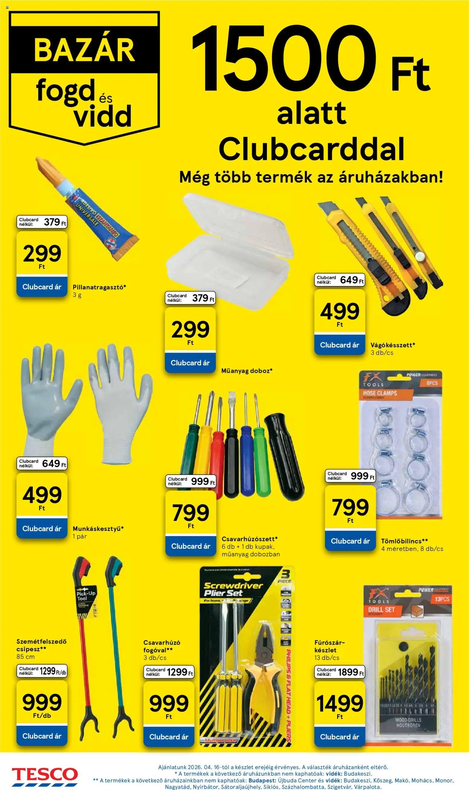 Tesco újság 2026.04.16. Tesco aktuális akciós újság (2026-04-16 - 2026-04-22)