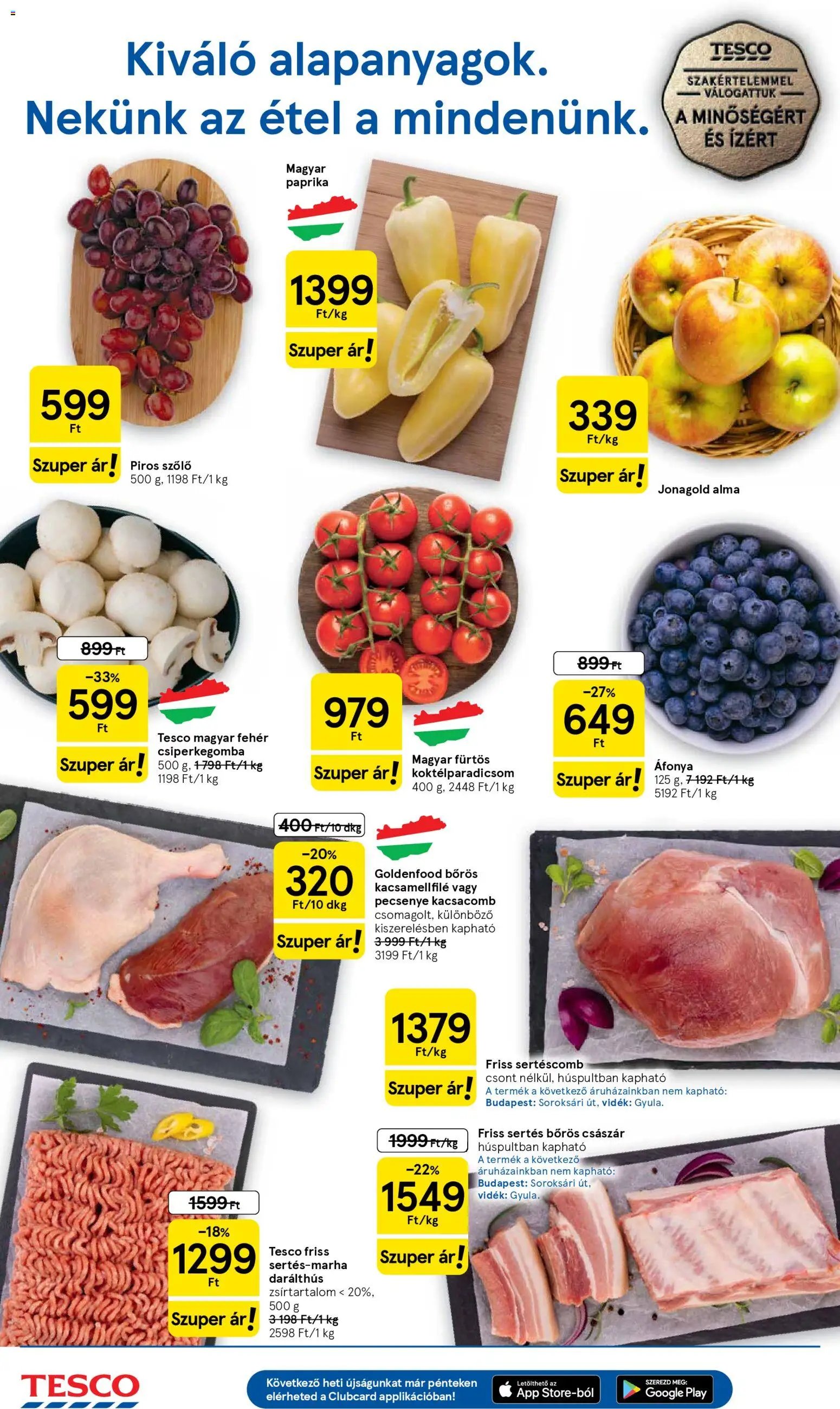 Tesco újság 2026.04.16. Tesco aktuális akciós újság (2026-04-16 - 2026-04-22)