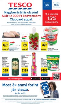 Tesco újság 2026.04.16. Tesco aktuális akciós újság (2026-04-16 - 2026-04-22)