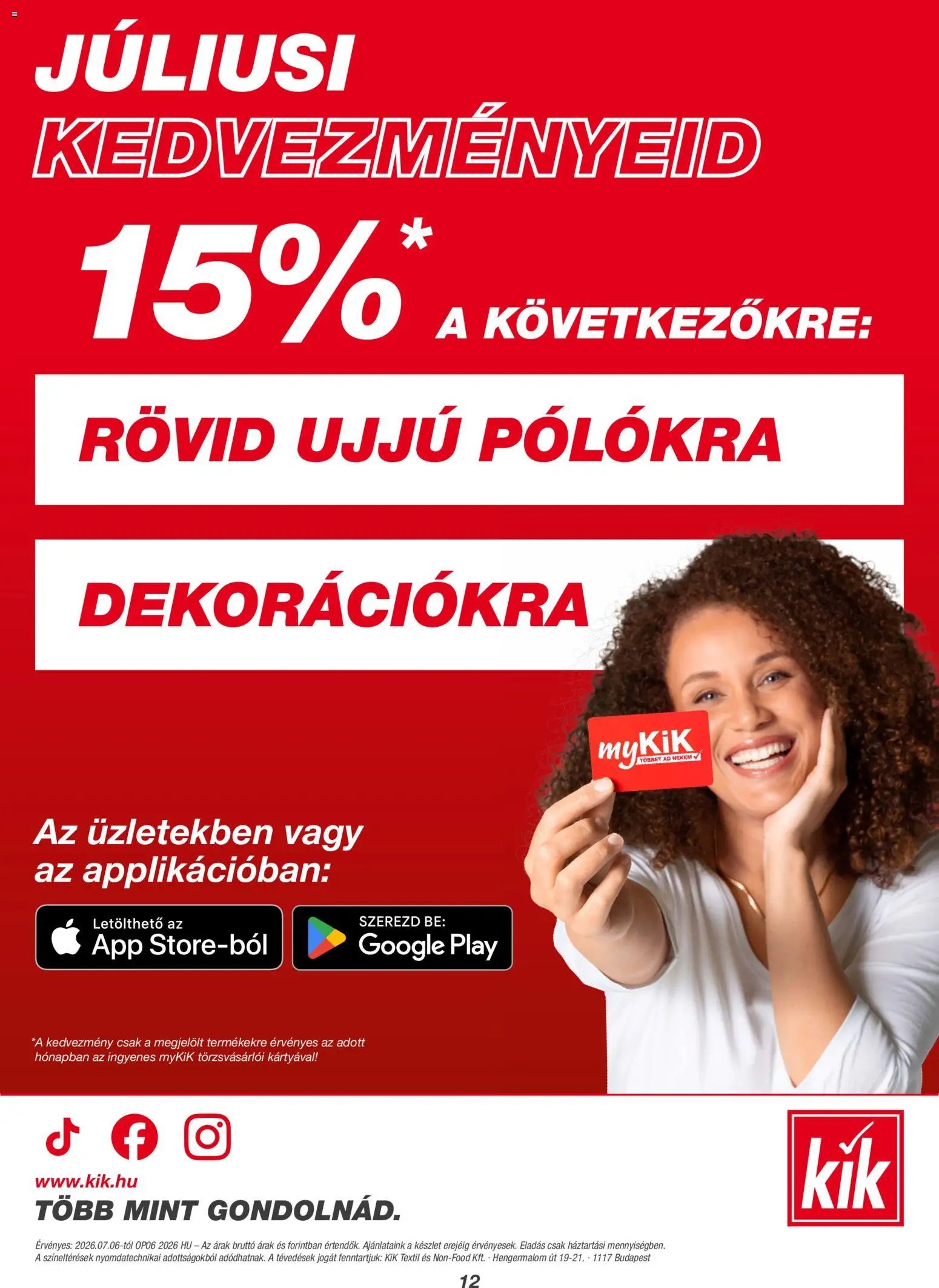 Kik újság 2026.07.06. Kik akciós újság