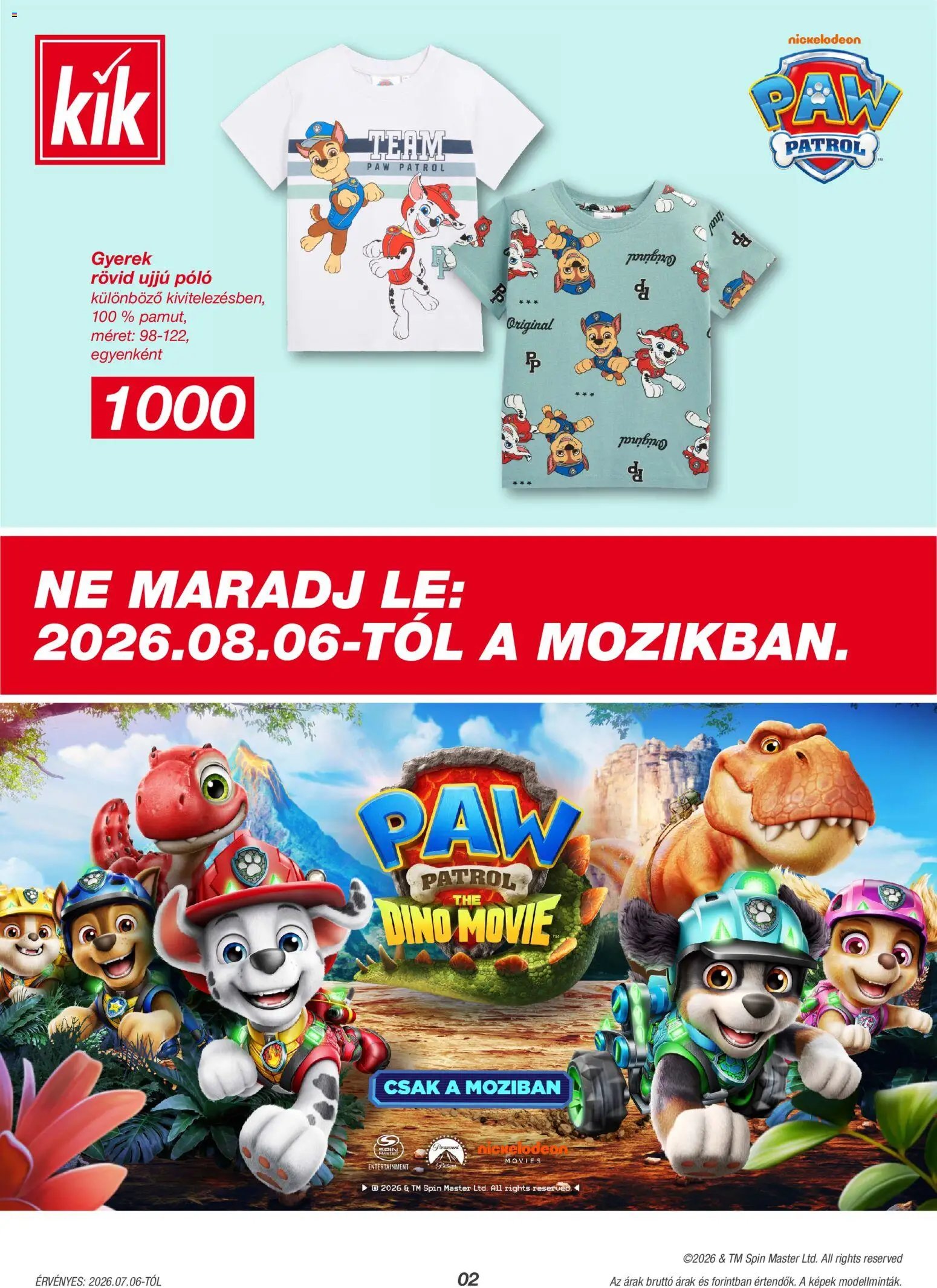 Kik újság 2026.07.06. Kik akciós újság