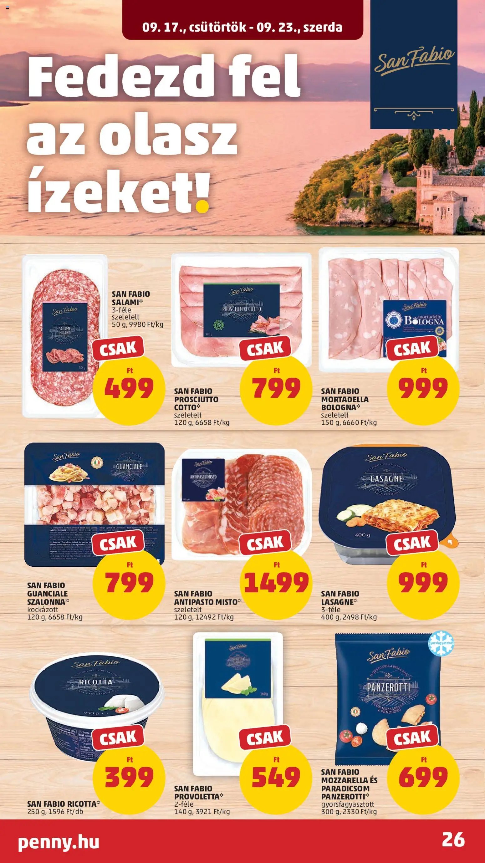 PENNY újság 2026.09.17. PENNY akciós újság