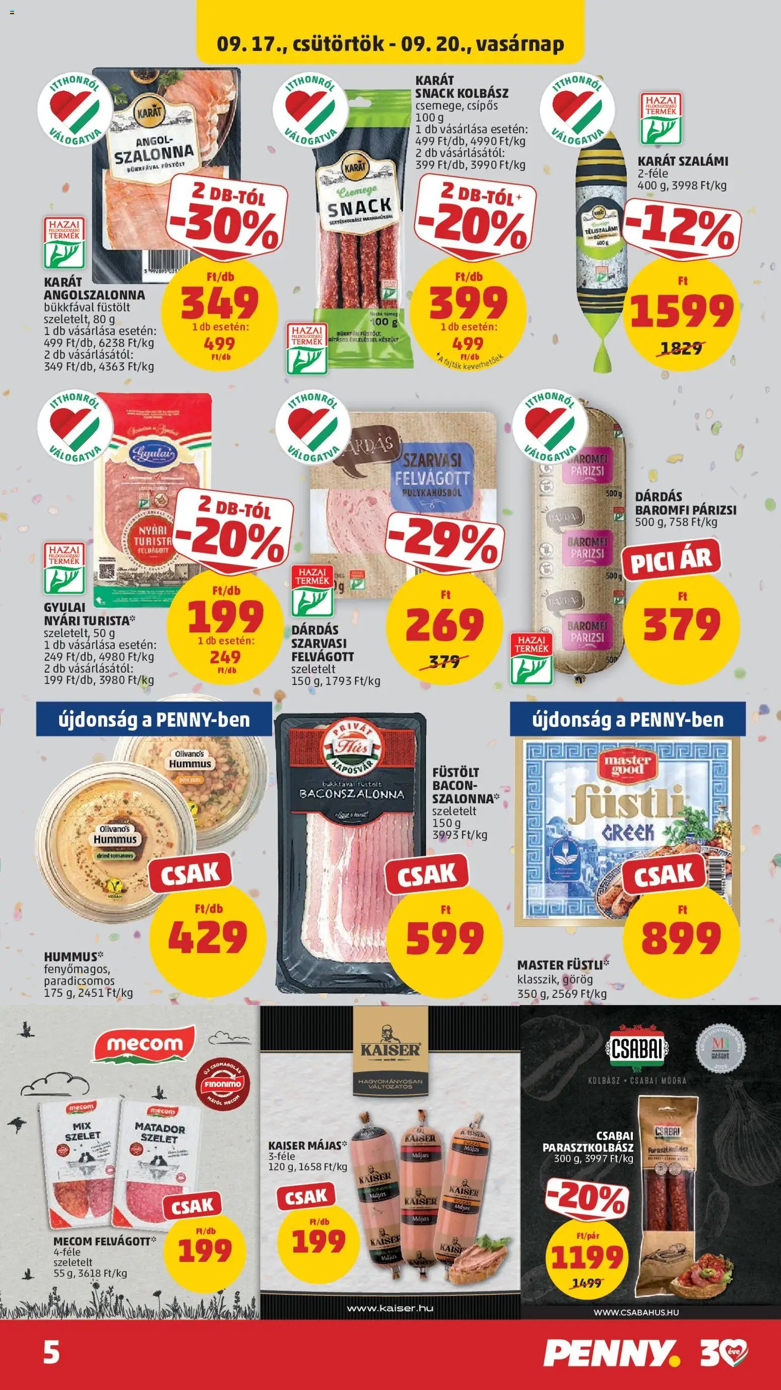 PENNY újság 2026.09.17. PENNY akciós újság