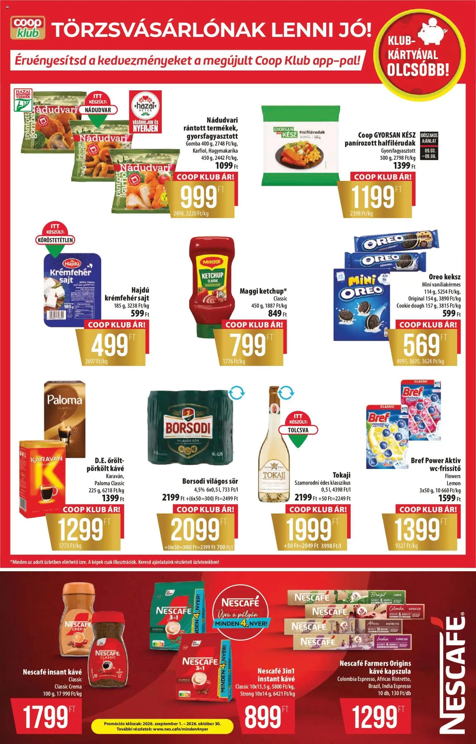 COOP újság 2026.09.03. COOP - Észak Kelet Pro-Coop Zrt - Szuper Plusz