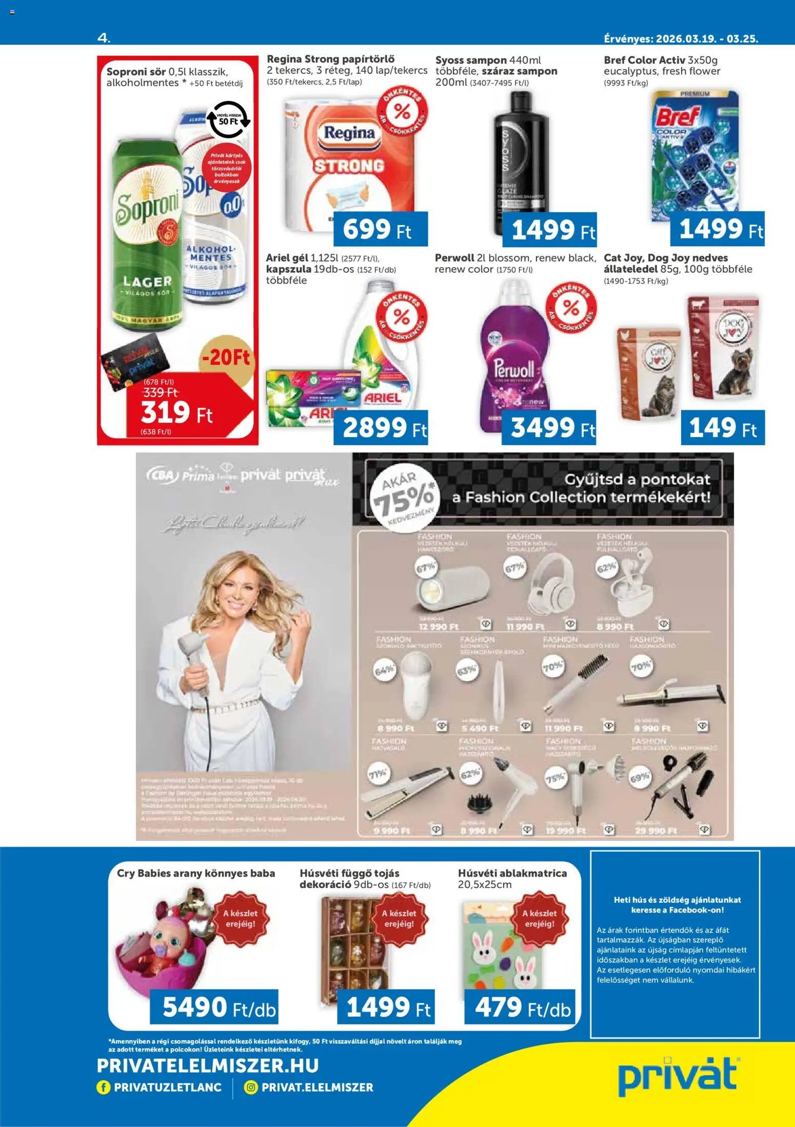 PRIVÁT újság 2026.03.19. PRIVÁT akciós újság (2026-03-19 - 2026-03-25)