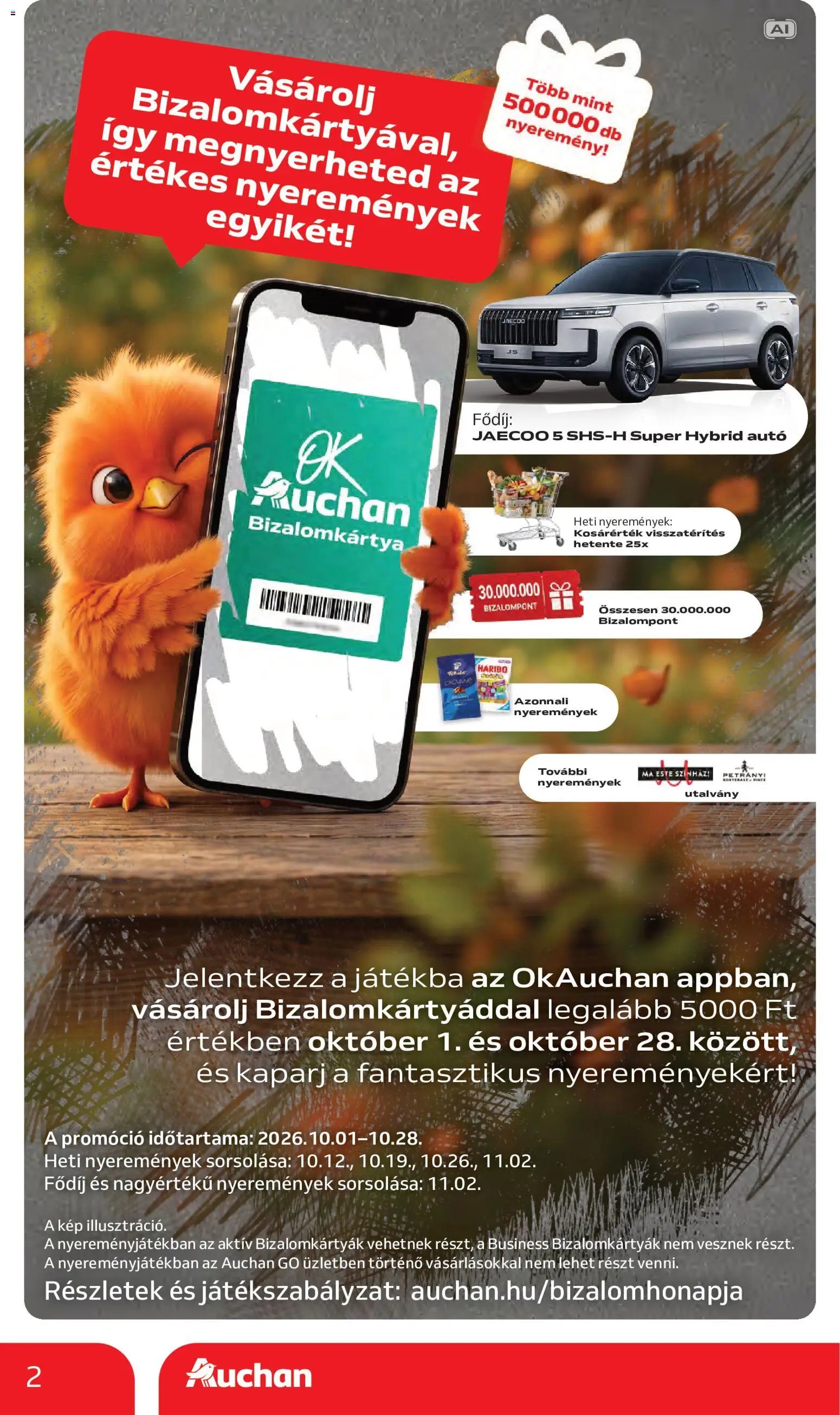 Auchan akciós ujság 2026.10.15. 🎃 HALLOWEEN 🧡
