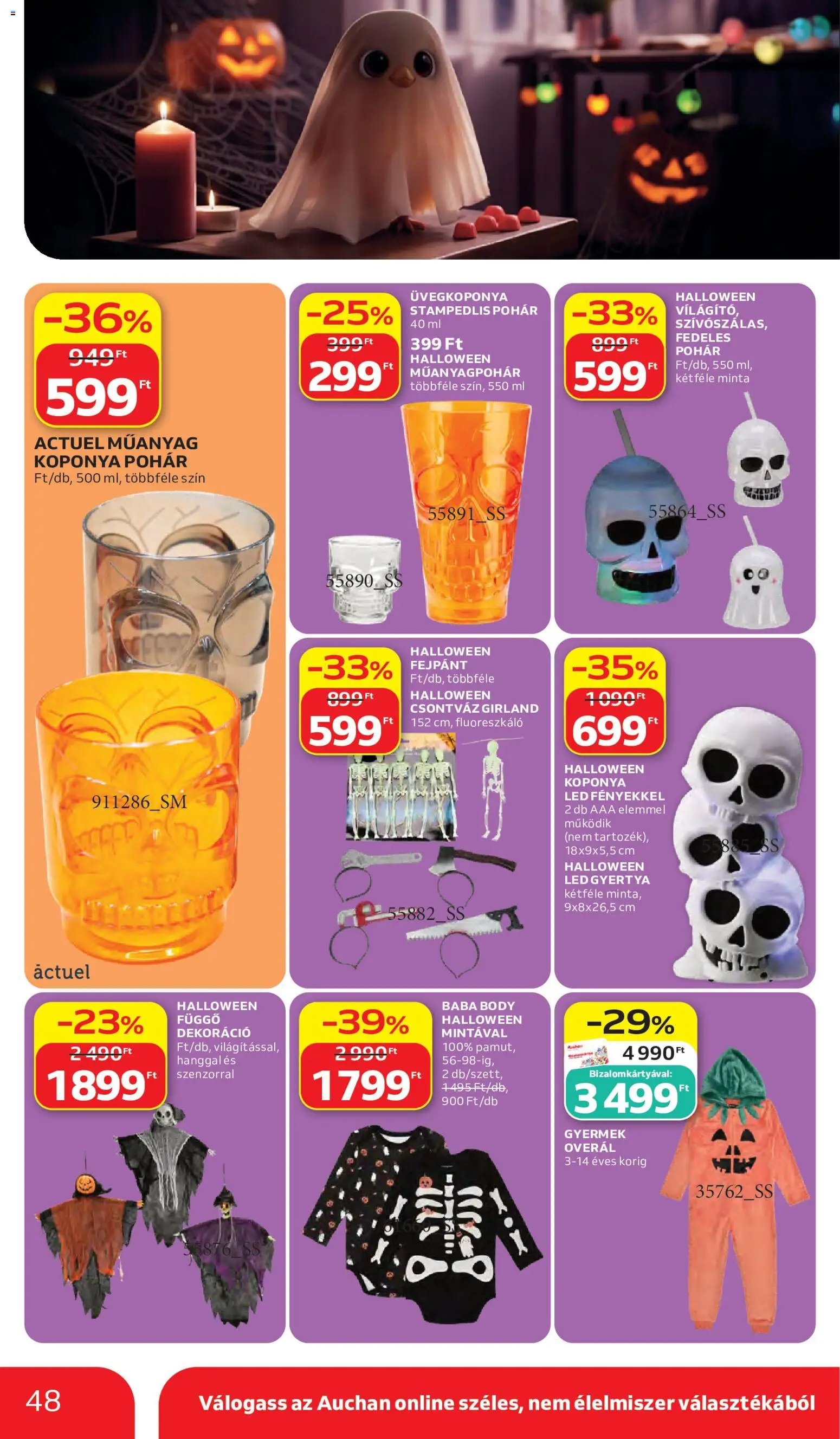 Auchan akciós ujság 2026.10.15. 🎃 HALLOWEEN 🧡
