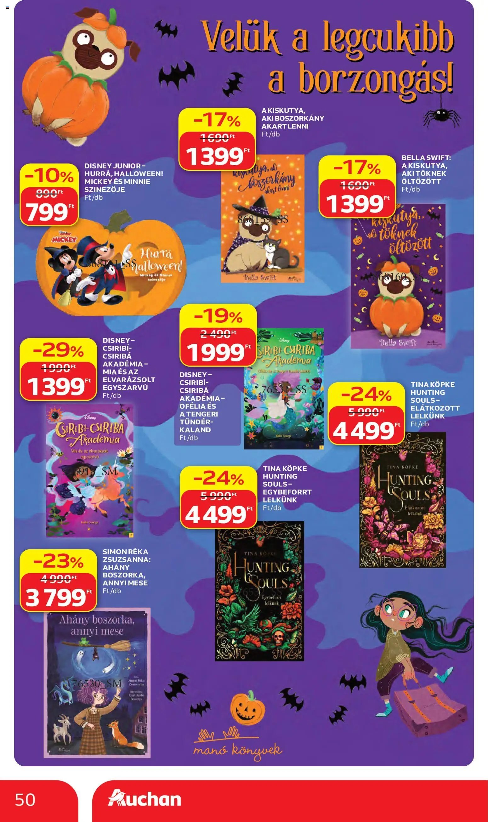 Auchan akciós ujság 2026.10.15. 🎃 HALLOWEEN 🧡