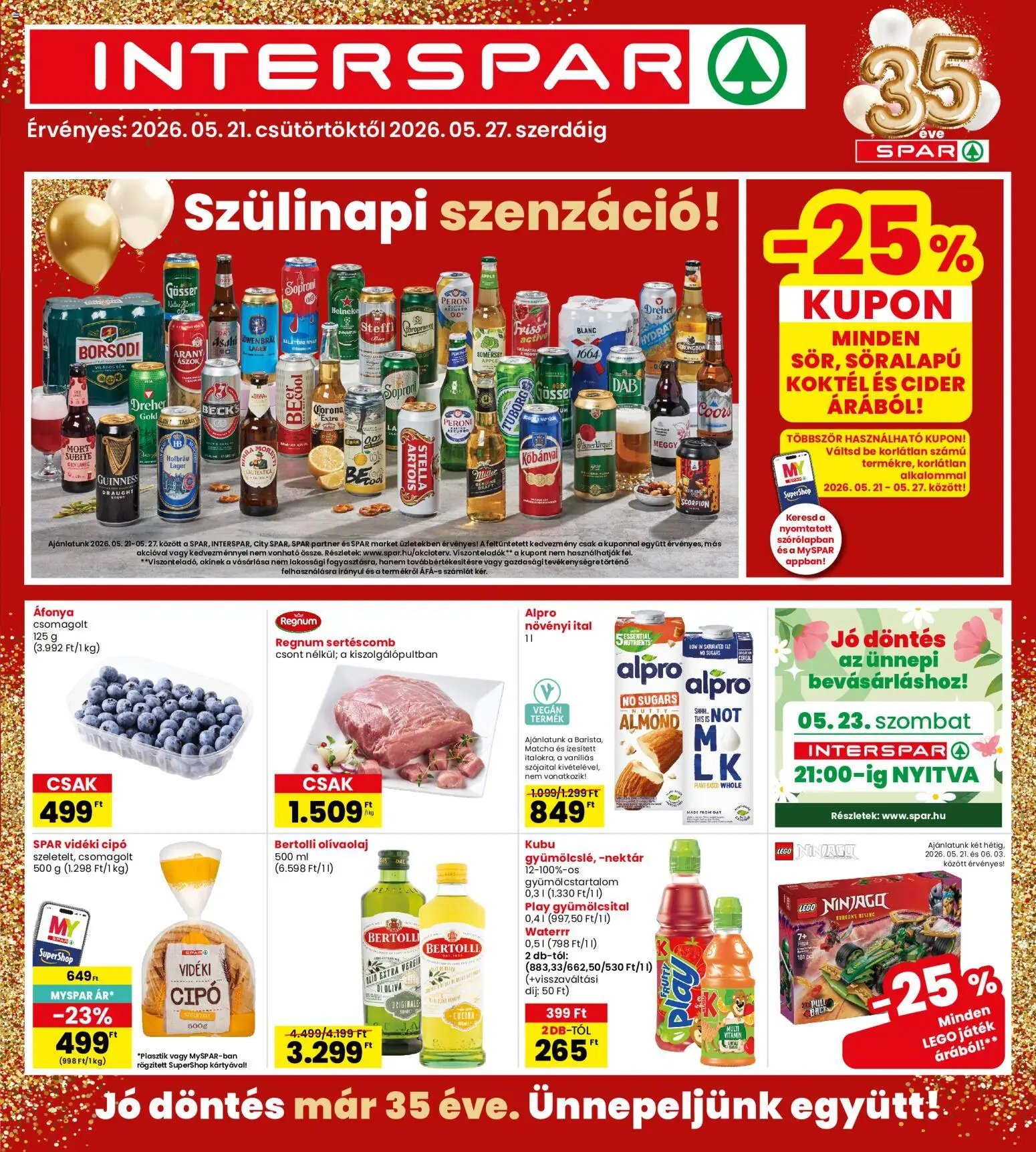 Interspar újság 2026.05.21. Interspar akciós újság (2026-05-21 - 2026-05-27)