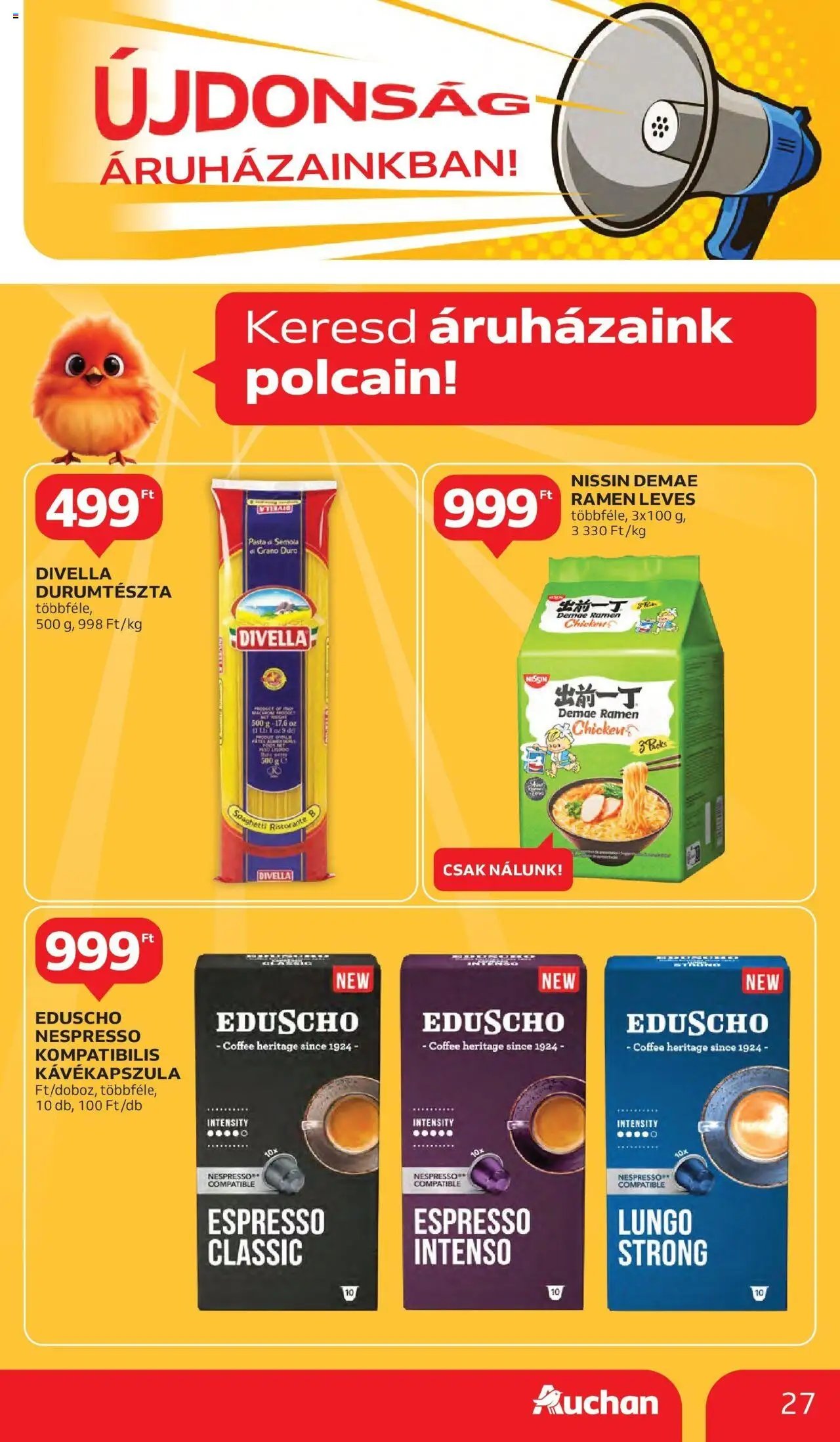Auchan újság 2025.10.02. Szeged Akciós újság Auchan (2025-10-02 - 2025-10-08)