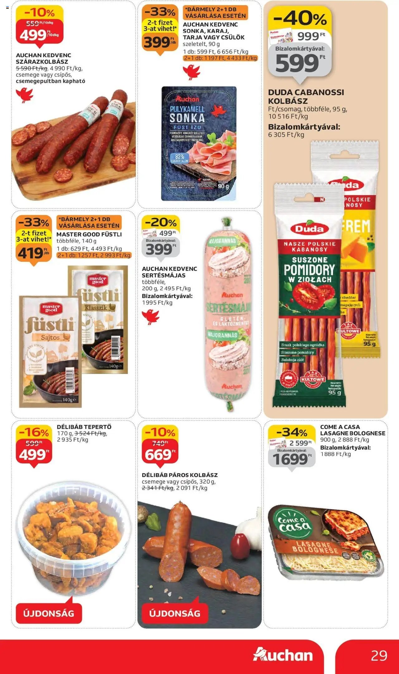 Auchan újság 2025.10.02. Szeged Akciós újság Auchan (2025-10-02 - 2025-10-08)