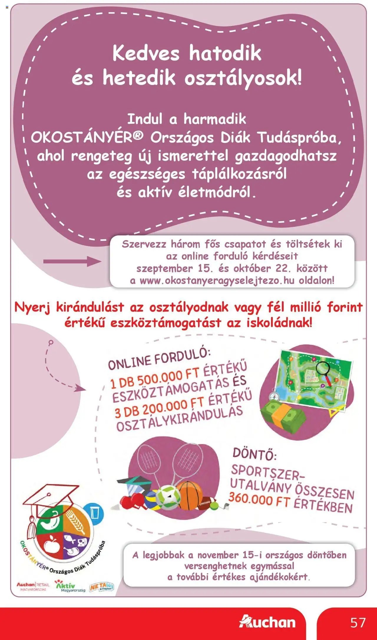 Auchan újság 2025.10.02. Szeged Akciós újság Auchan (2025-10-02 - 2025-10-08)
