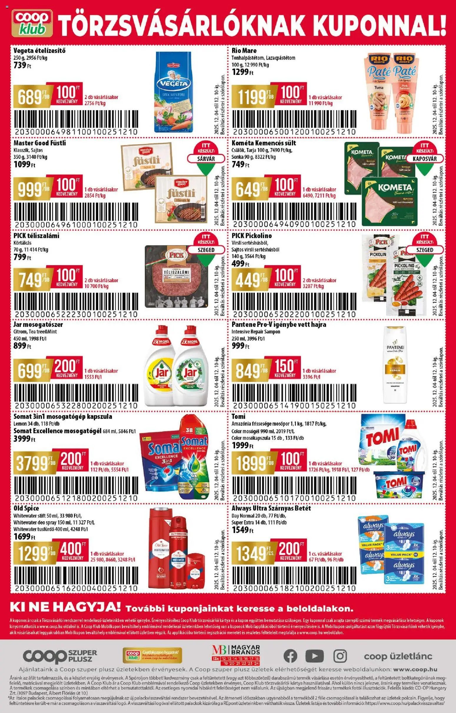 COOP újság 2025.12.04. Észak Kelet Pro-Coop Zrt - Szuper Plusz (2025-12-04 - 2025-12-10)