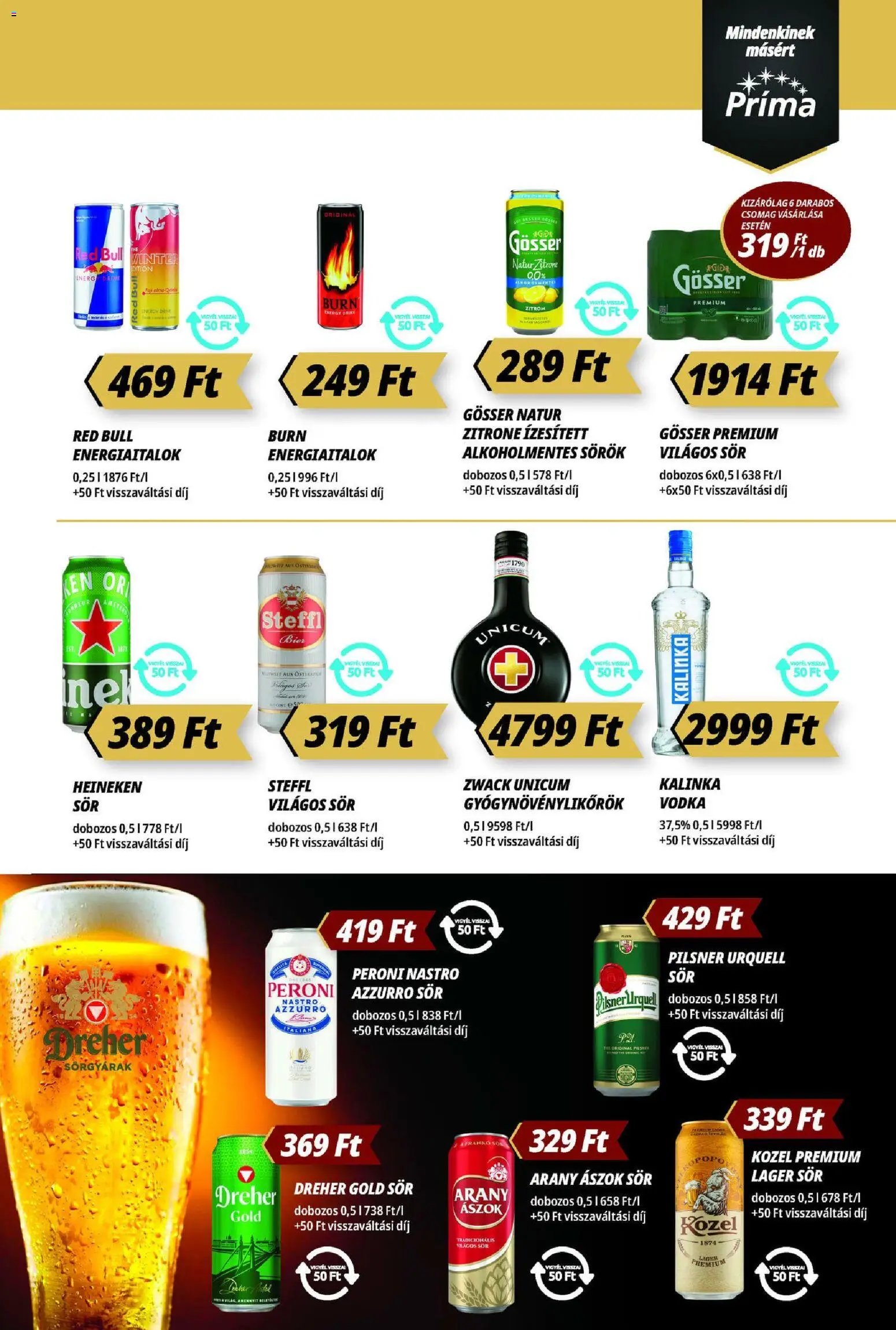 CBA Príma újság 2025.11.13. Akciós újság CBA Príma (2025-11-13 - 2025-11-19)