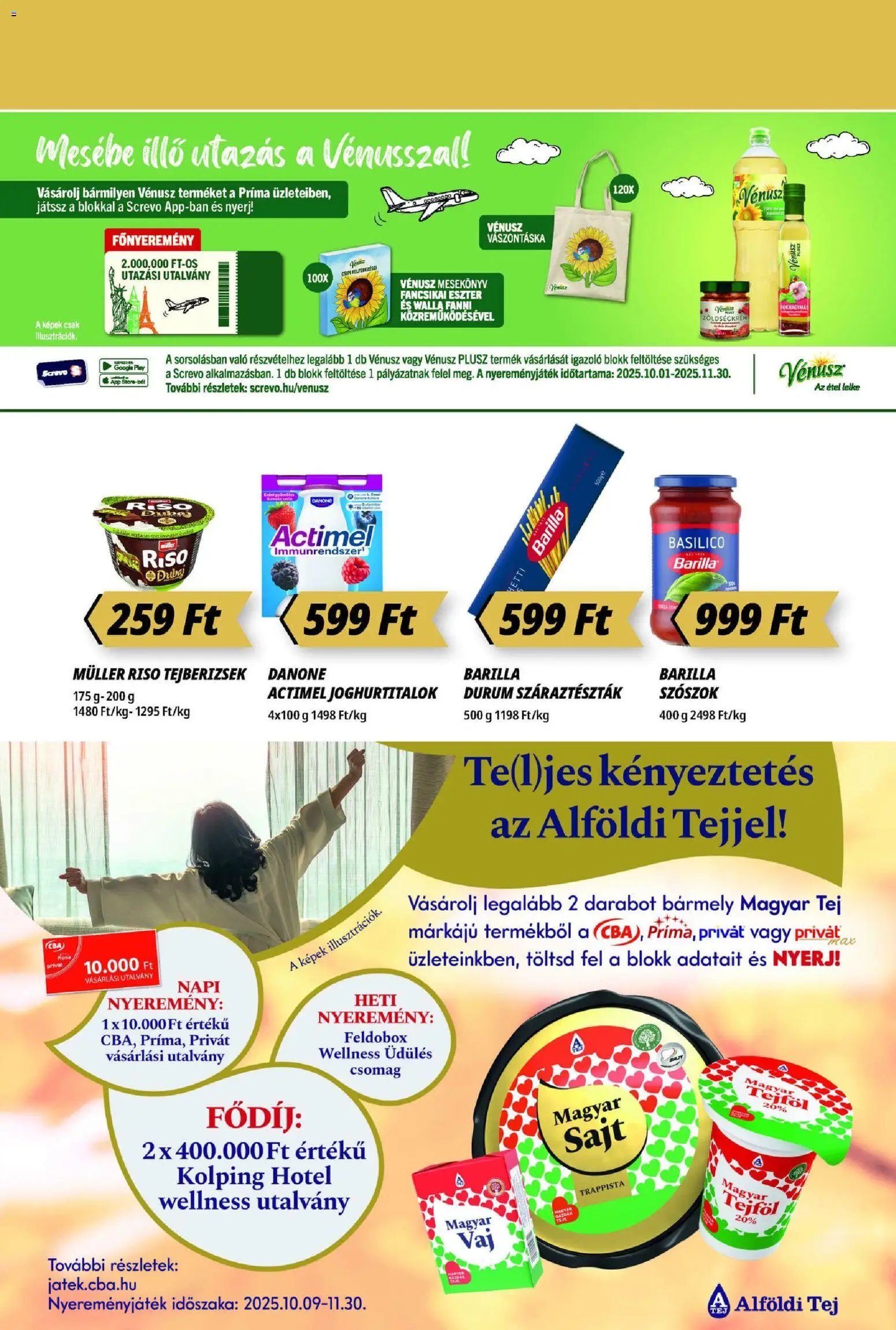 CBA Príma újság 2025.11.13. Akciós újság CBA Príma (2025-11-13 - 2025-11-19)