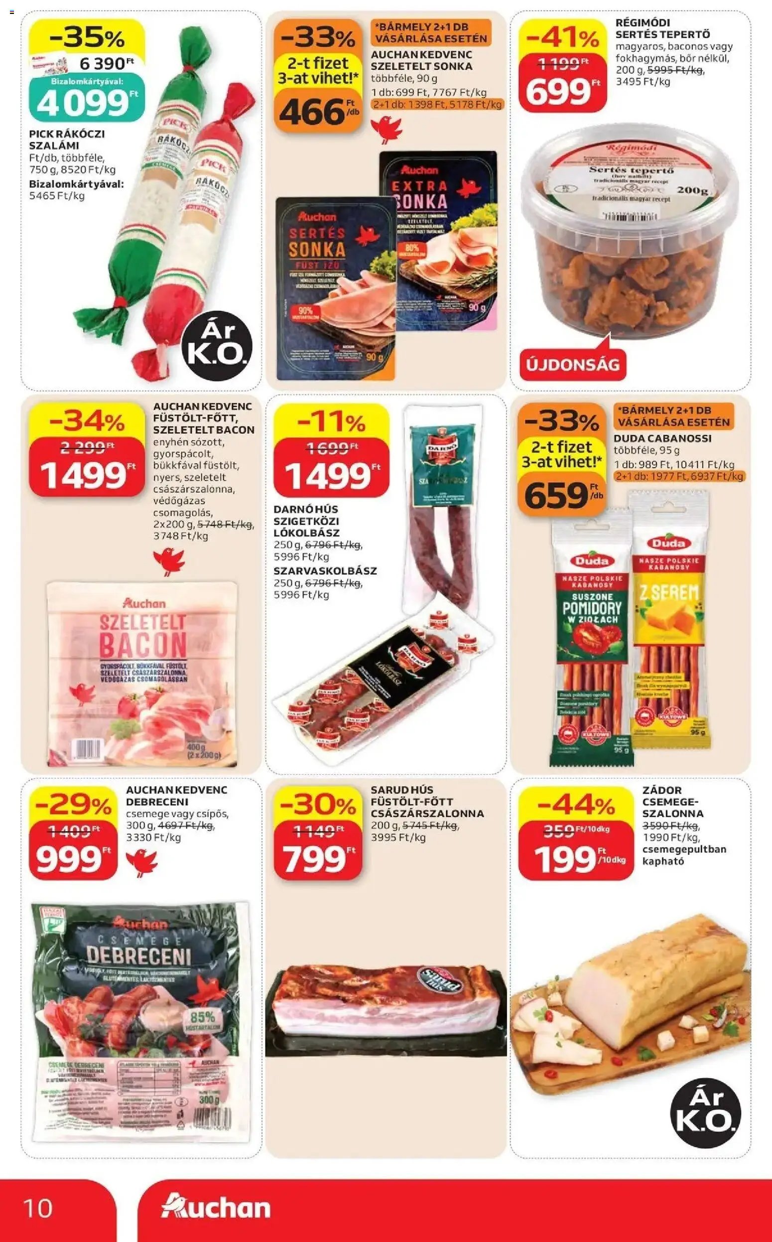 Auchan újság 2026.07.30. Auchan akciós újság Fót