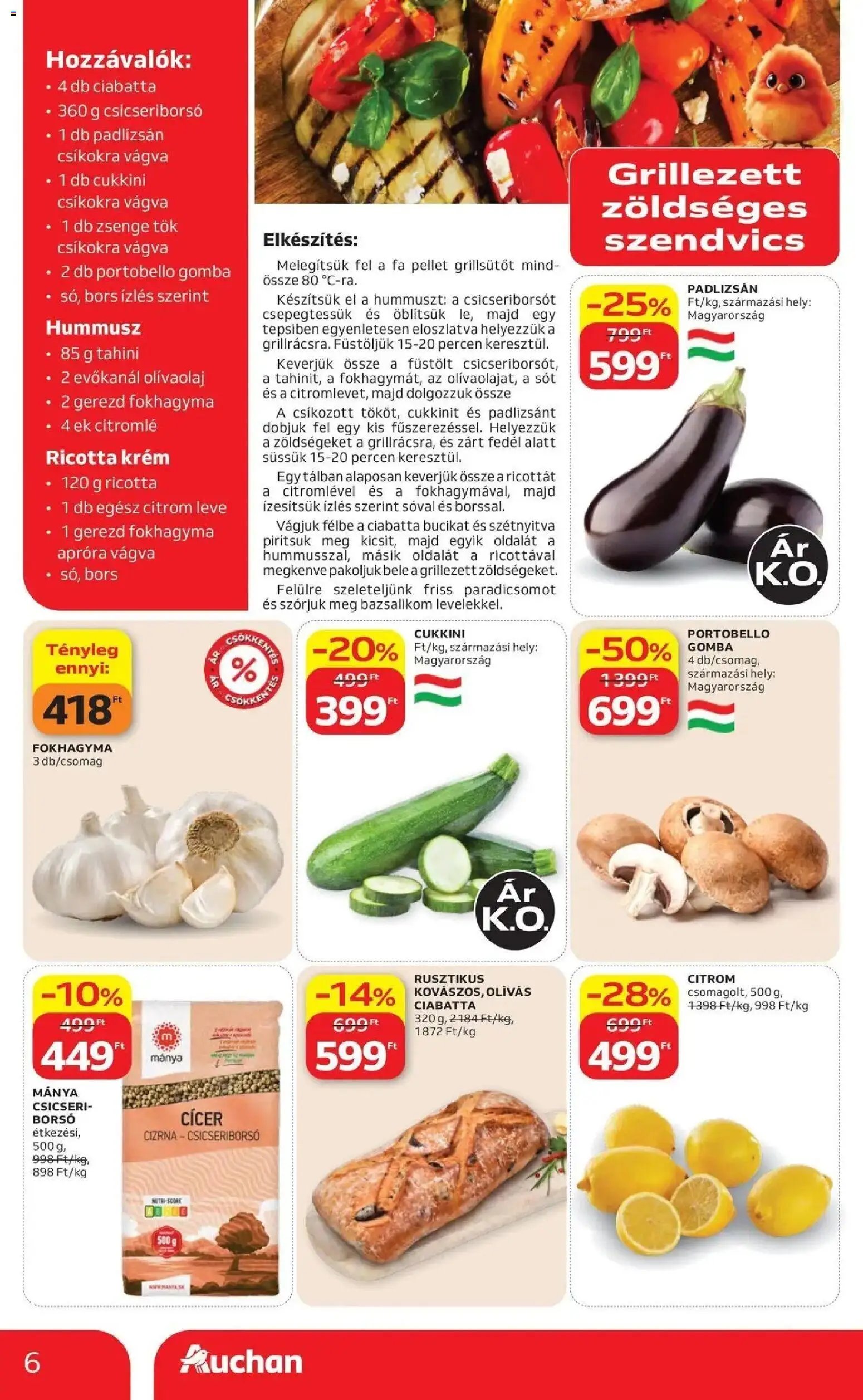Auchan újság 2026.07.30. Auchan akciós újság Fót