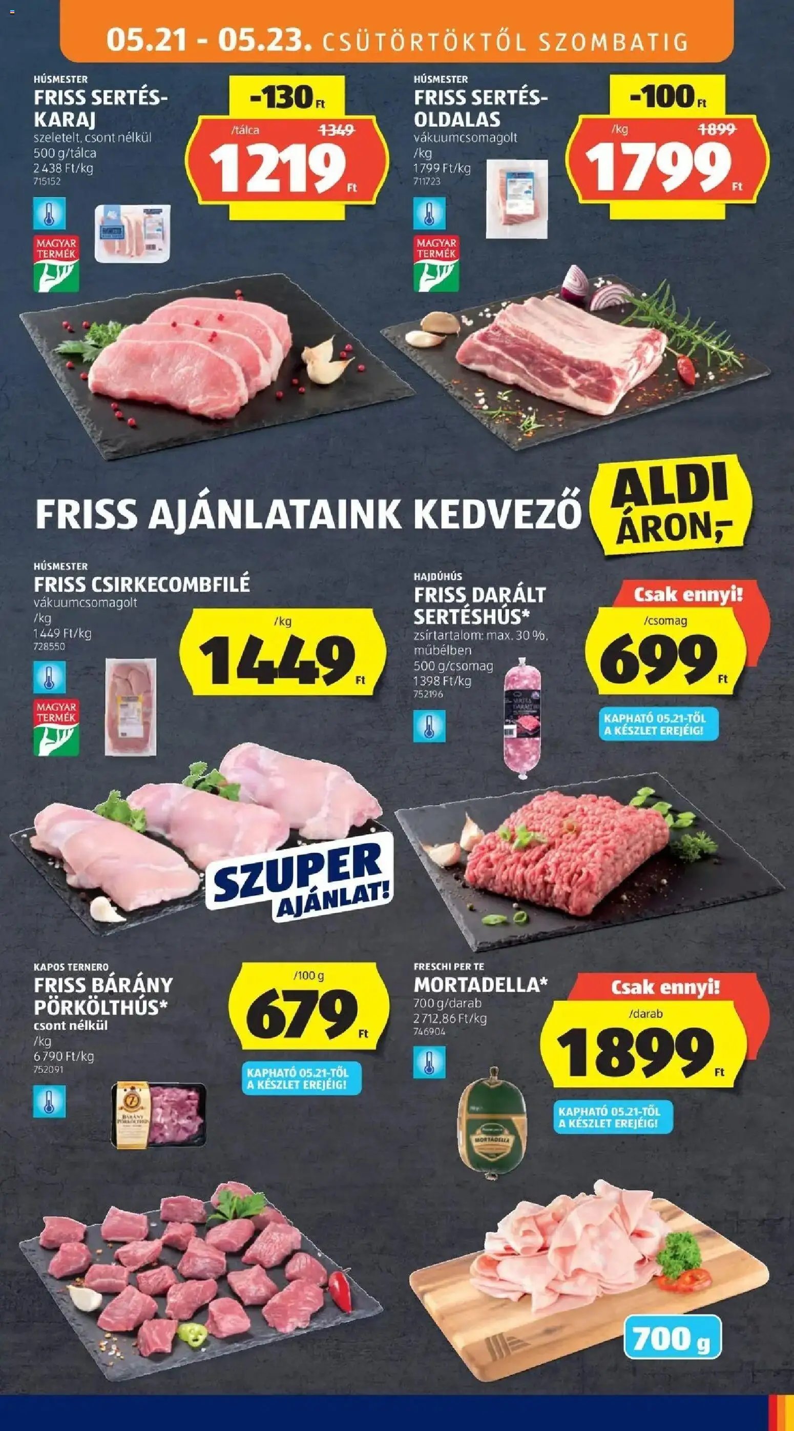 Aldi újság 2026.05.21. Aldi aktuális akciós újság (2026-05-21 - 2026-05-27)