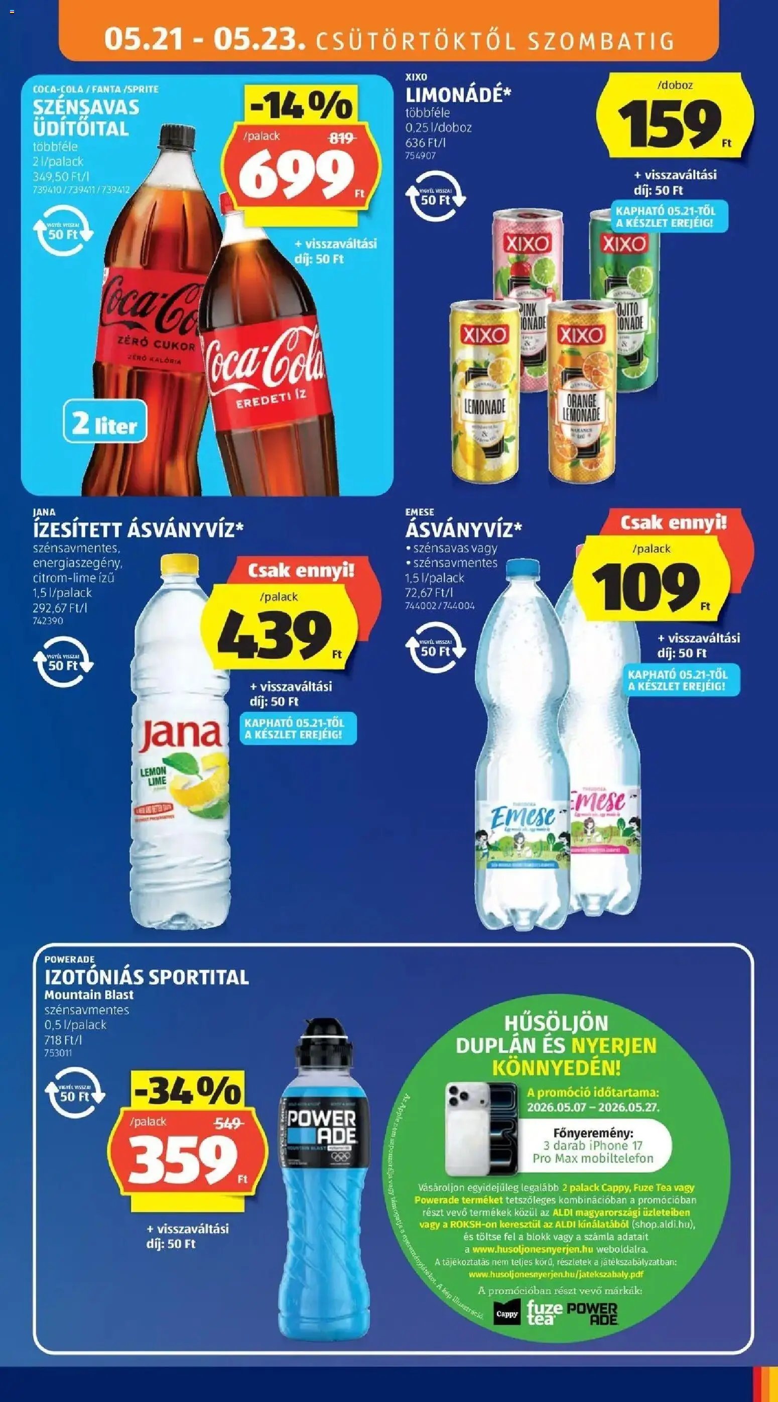 Aldi újság 2026.05.21. Aldi aktuális akciós újság (2026-05-21 - 2026-05-27)
