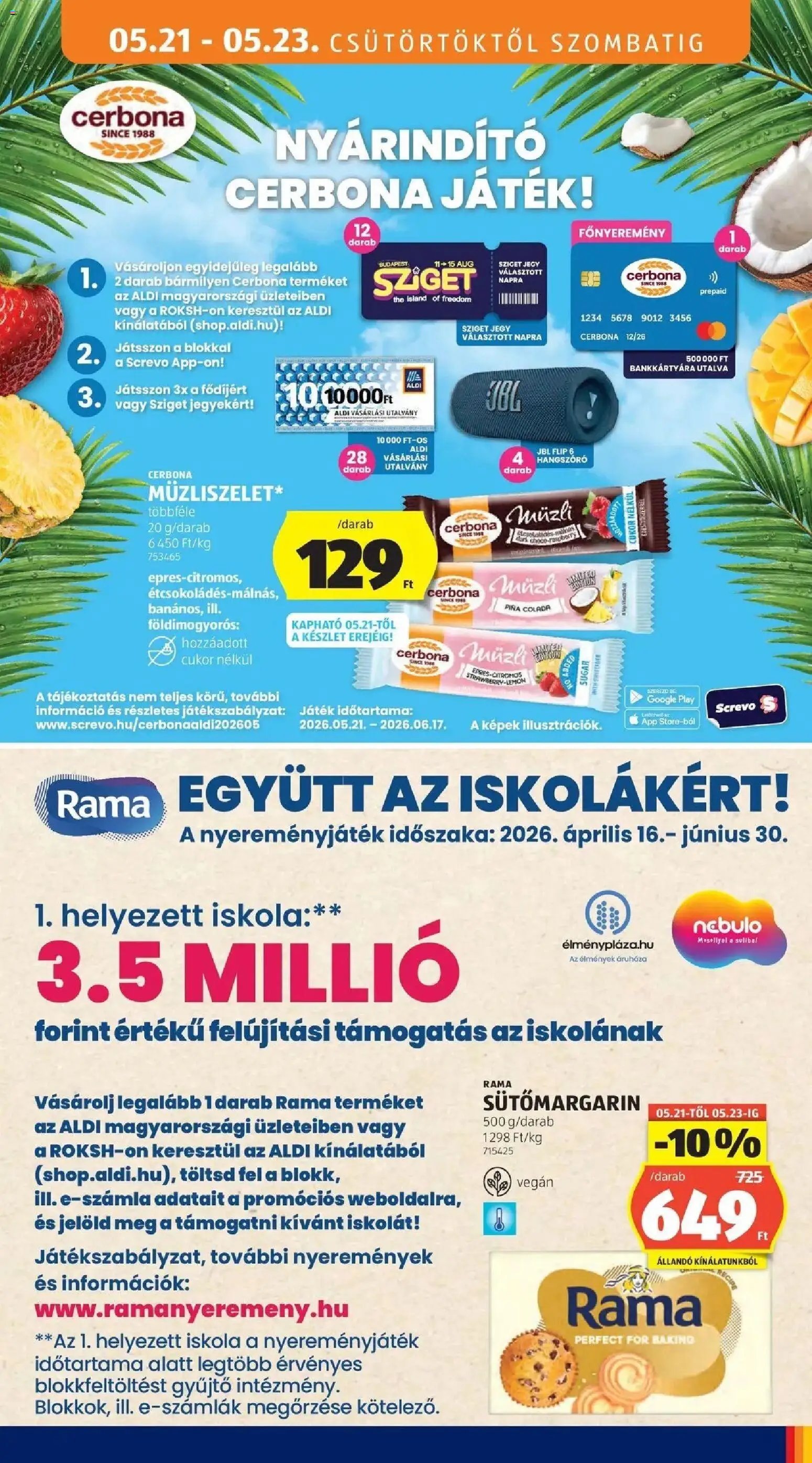 Aldi újság 2026.05.21. Aldi aktuális akciós újság (2026-05-21 - 2026-05-27)