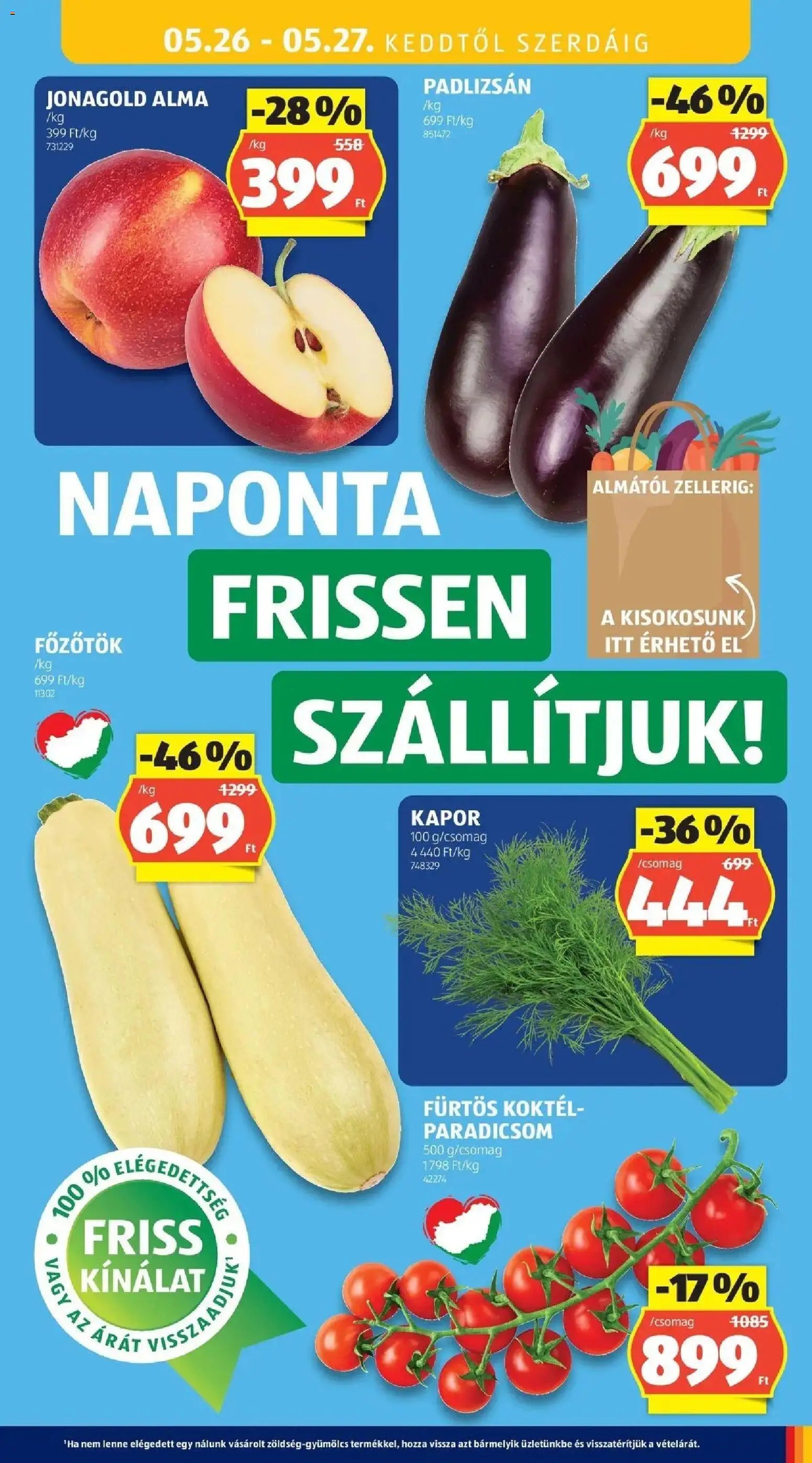 Aldi újság 2026.05.21. Aldi aktuális akciós újság (2026-05-21 - 2026-05-27)