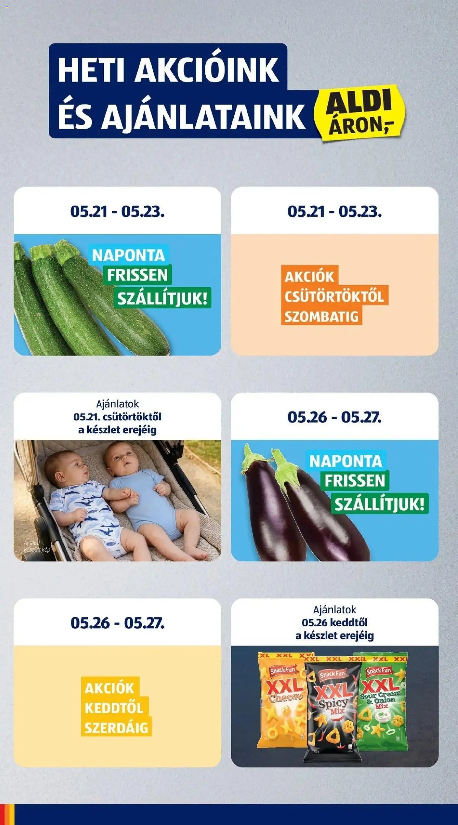 Aldi újság 2026.05.21. Aldi aktuális akciós újság (2026-05-21 - 2026-05-27)