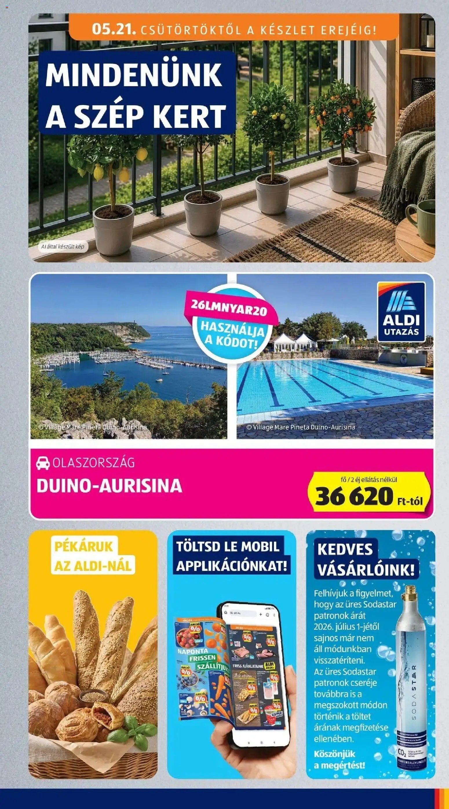 Aldi újság 2026.05.21. Aldi aktuális akciós újság (2026-05-21 - 2026-05-27)