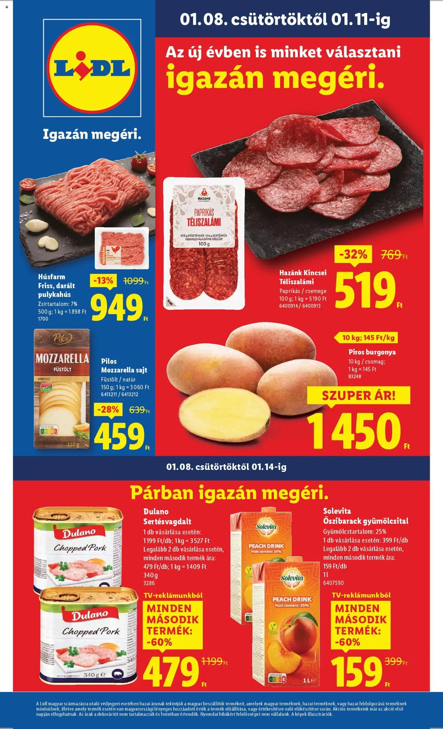 Lidl újság 2026.01.08. Akciós újság Lidl (2026-01-08 - 2026-01-14)
