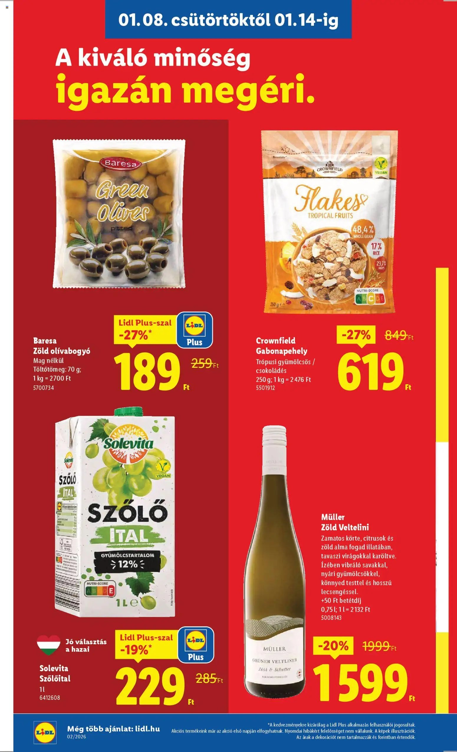 Lidl újság 2026.01.08. Akciós újság Lidl (2026-01-08 - 2026-01-14)