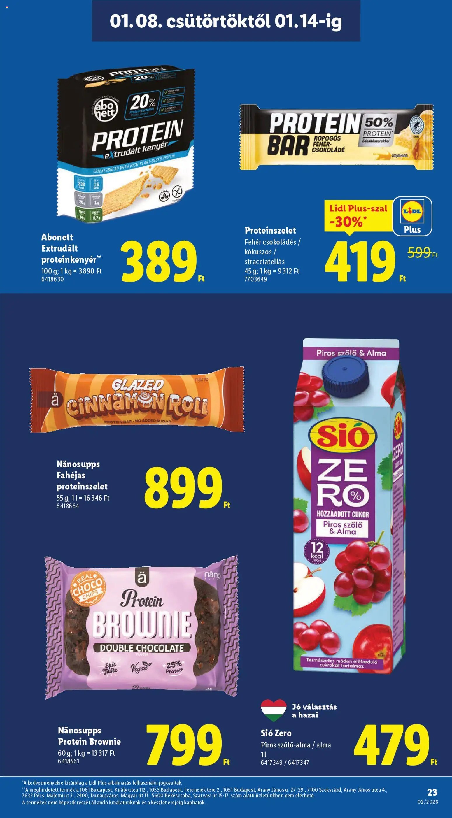 Lidl újság 2026.01.08. Akciós újság Lidl (2026-01-08 - 2026-01-14)