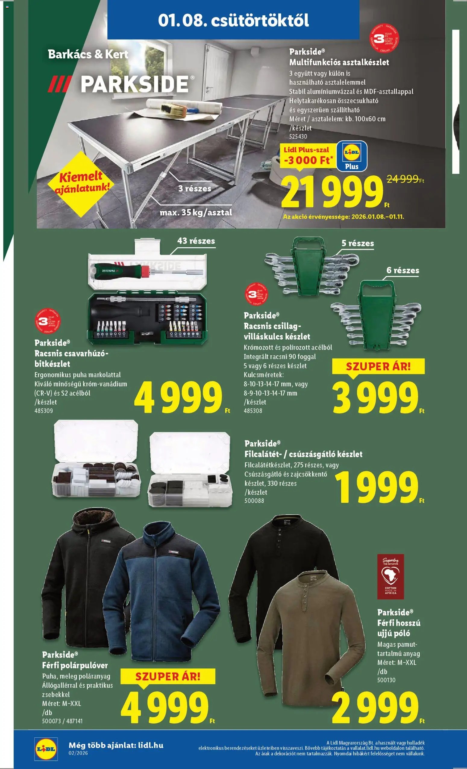 Lidl újság 2026.01.08. Akciós újság Lidl (2026-01-08 - 2026-01-14)