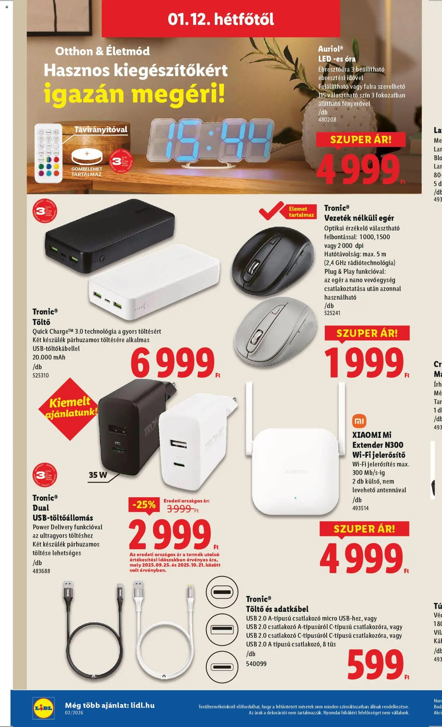 Lidl újság 2026.01.08. Akciós újság Lidl (2026-01-08 - 2026-01-14)