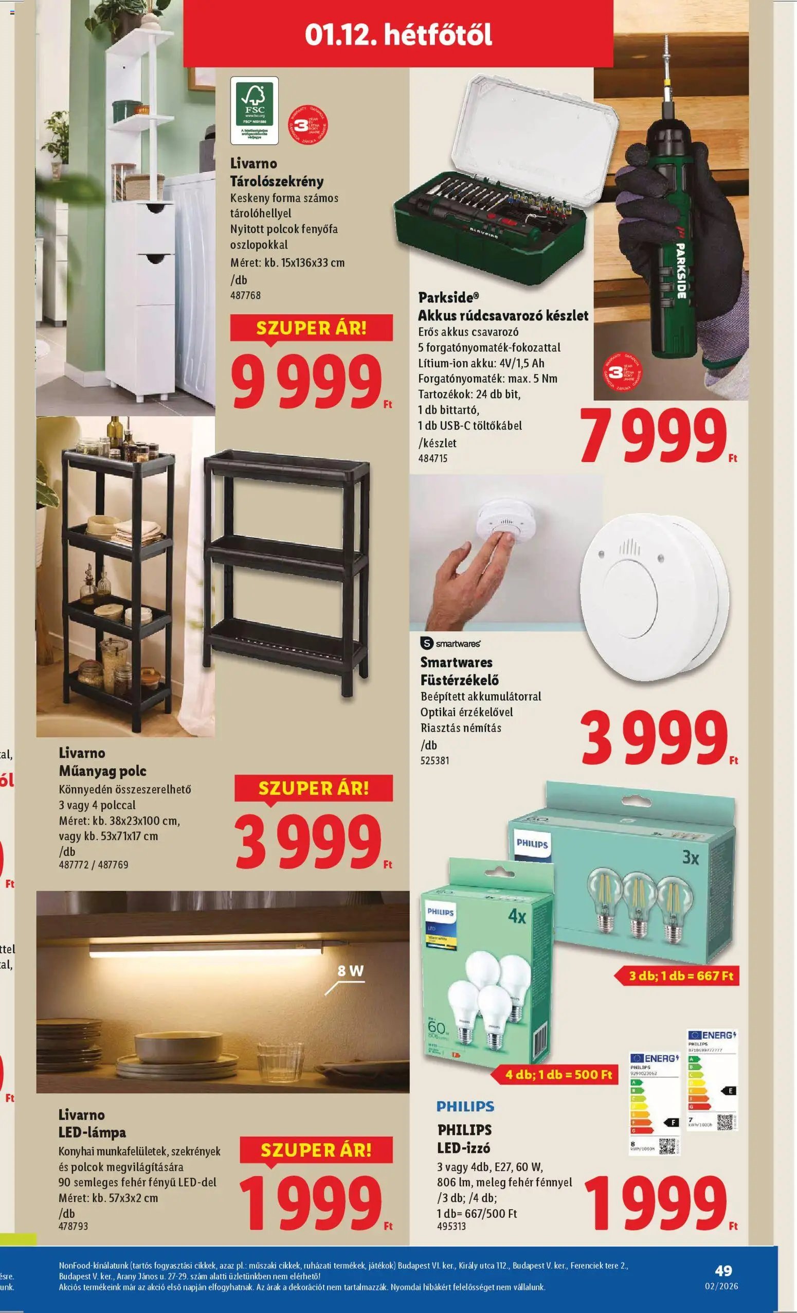 Lidl újság 2026.01.08. Akciós újság Lidl (2026-01-08 - 2026-01-14)