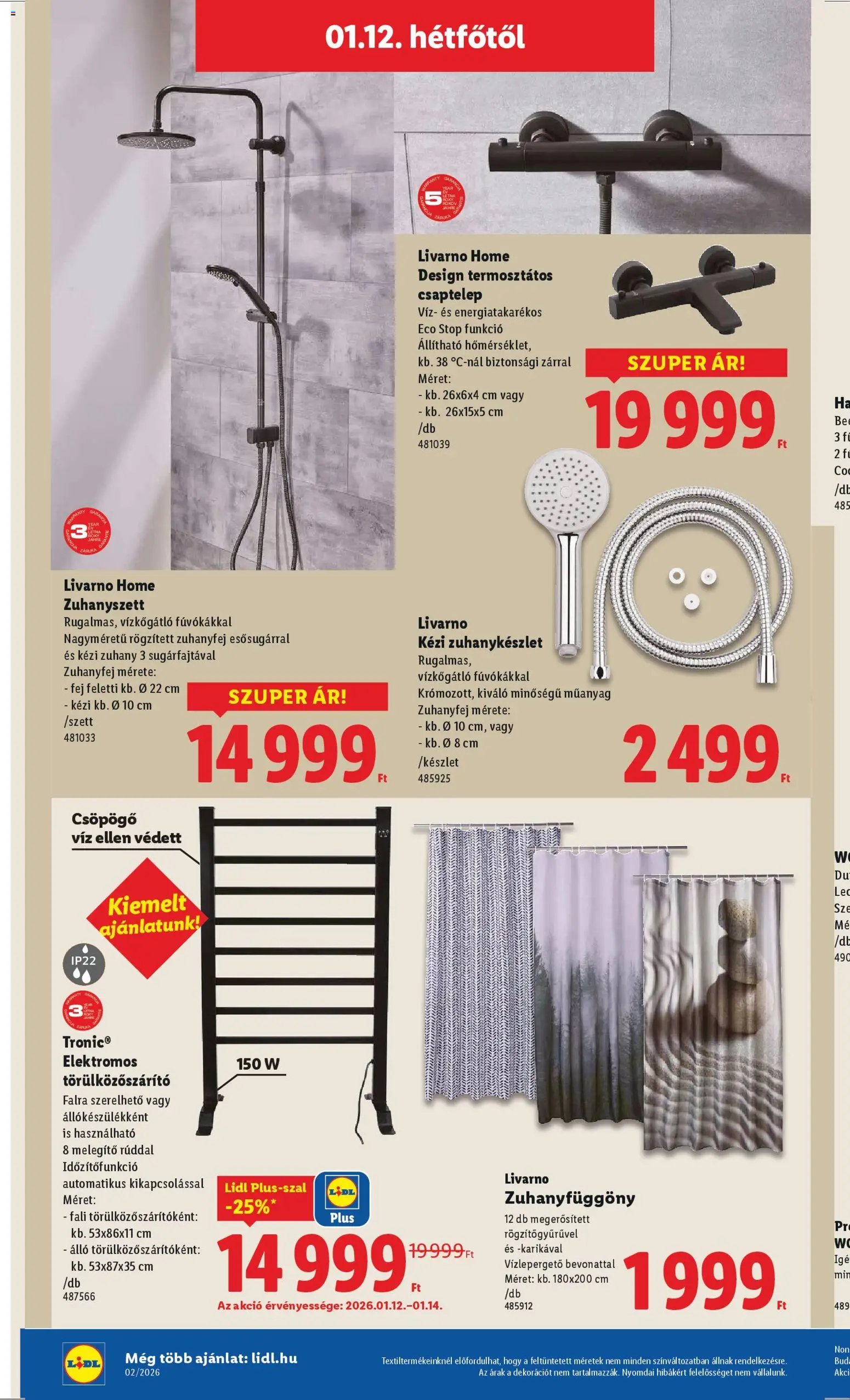 Lidl újság 2026.01.08. Akciós újság Lidl (2026-01-08 - 2026-01-14)