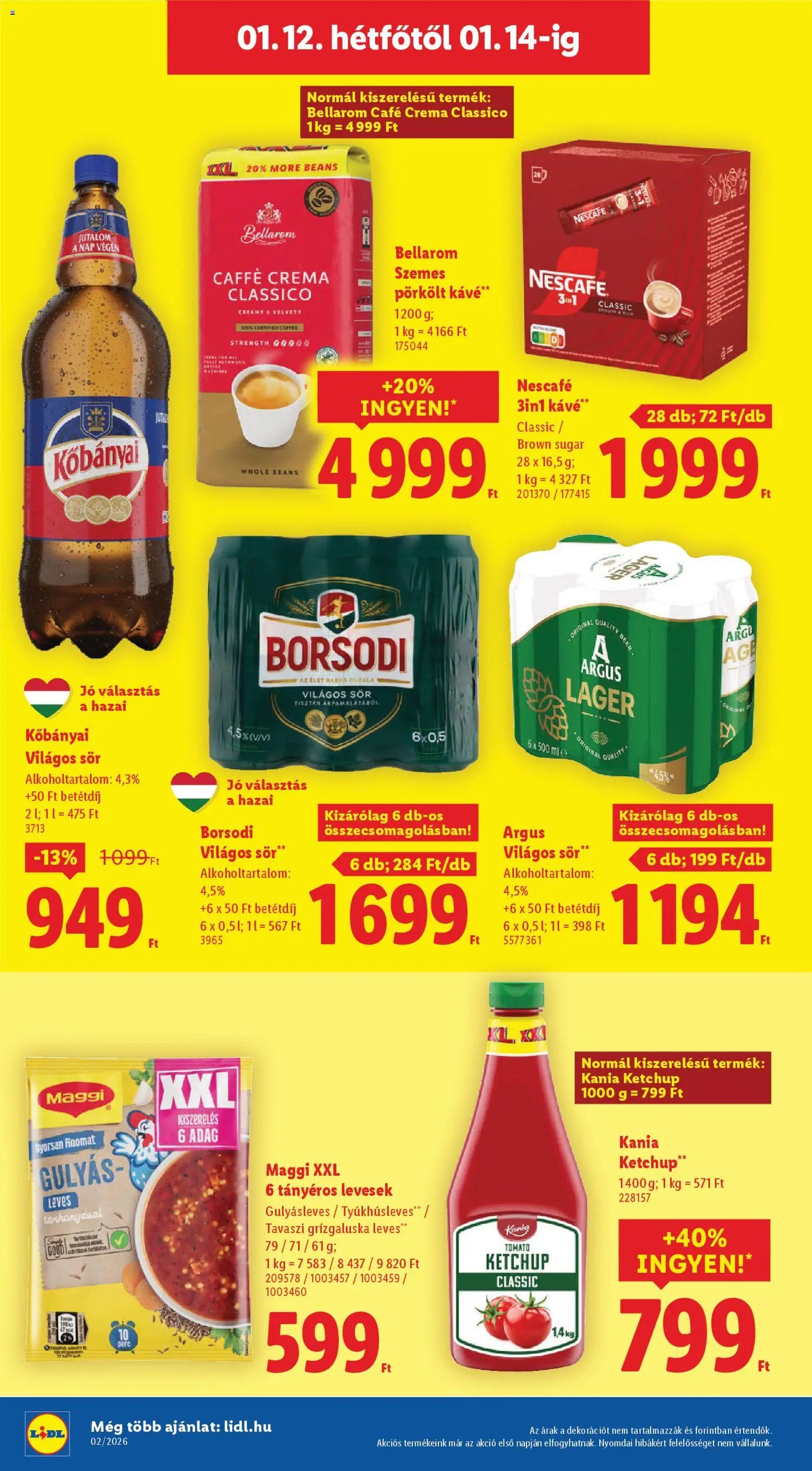 Lidl újság 2026.01.08. Akciós újság Lidl (2026-01-08 - 2026-01-14)